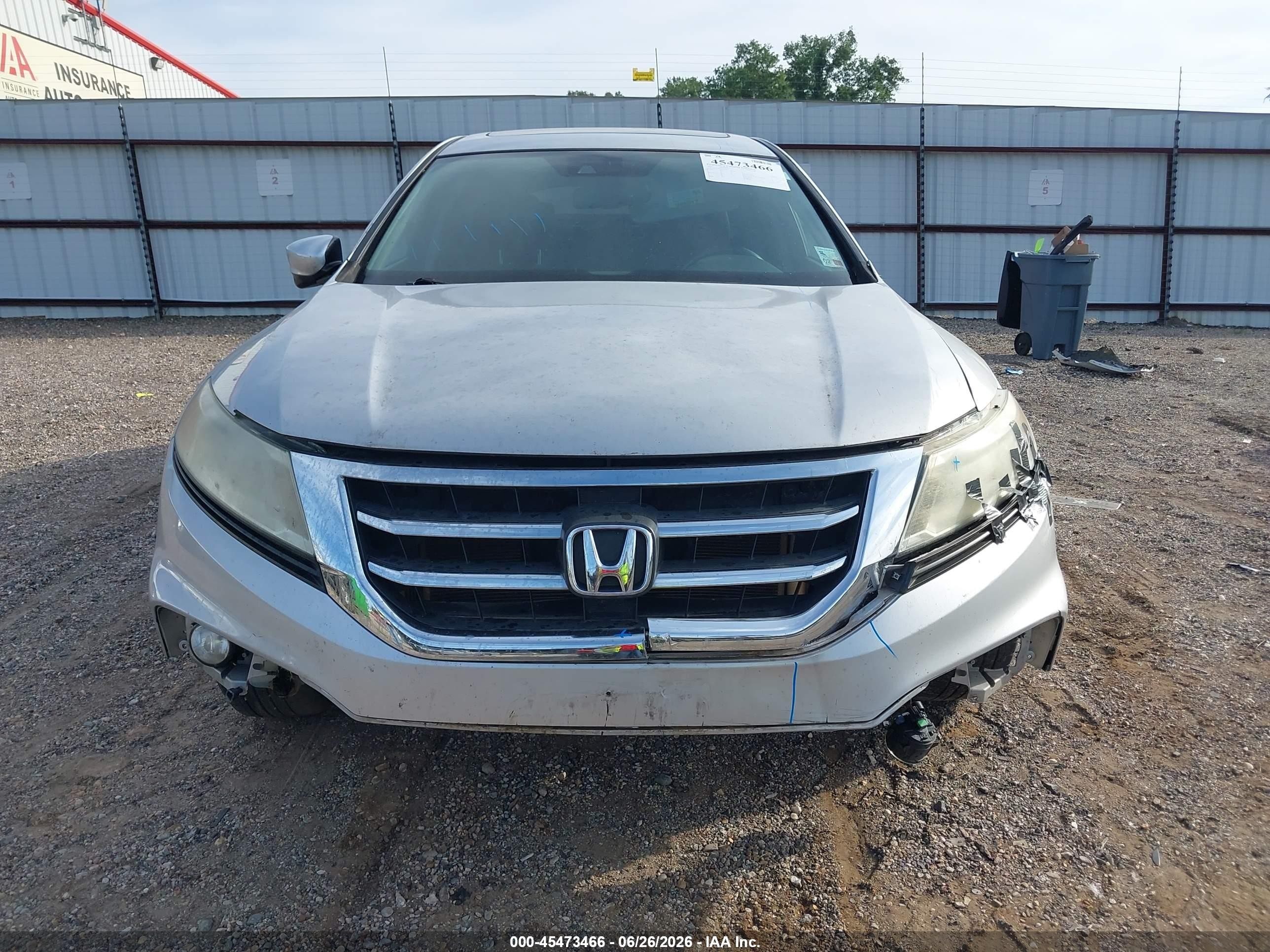 2013 Honda Crosstour Ex-l V6 Silver vin: 5J6TF1H50DL002461