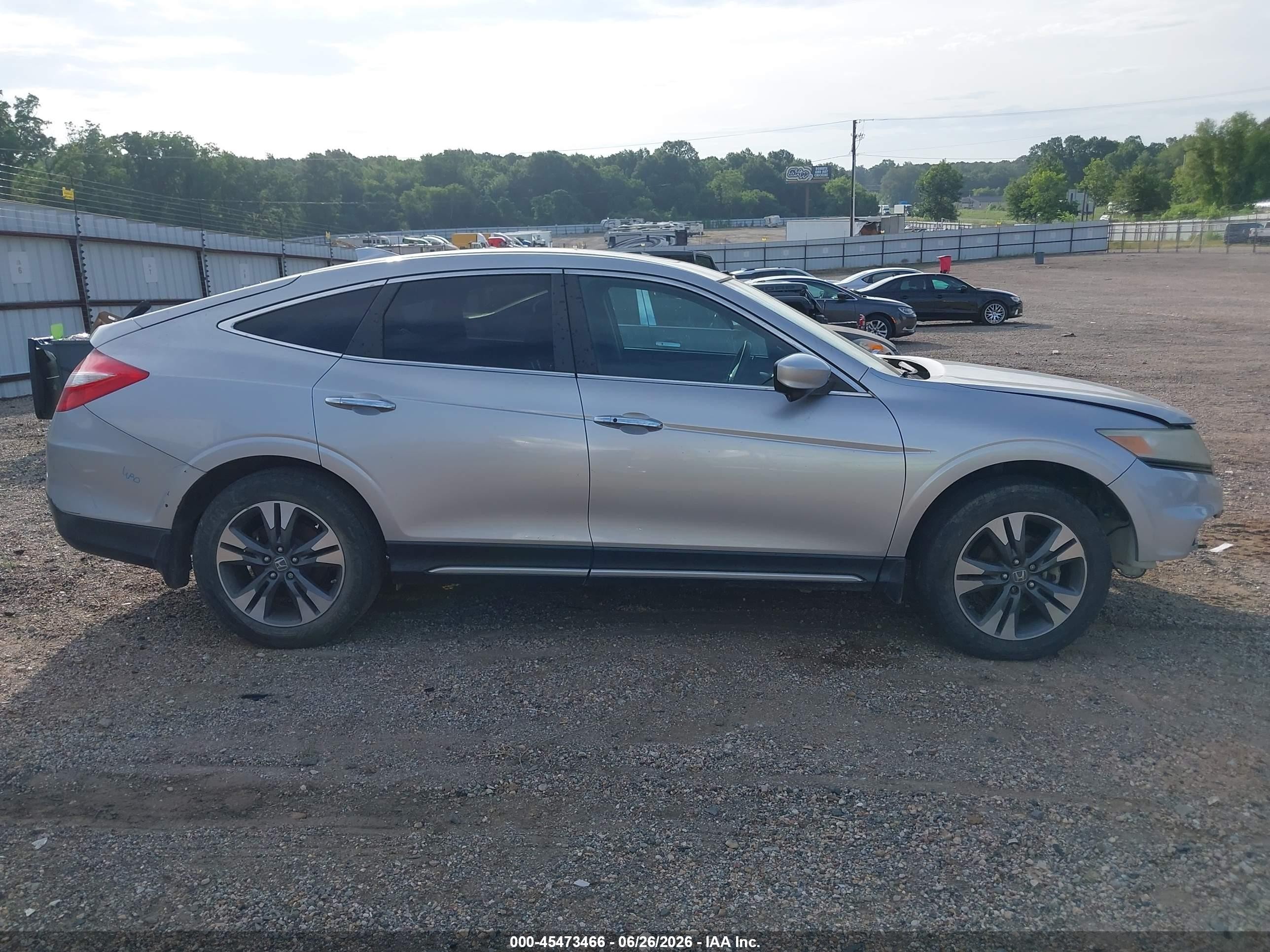 2013 Honda Crosstour Ex-l V6 Silver vin: 5J6TF1H50DL002461