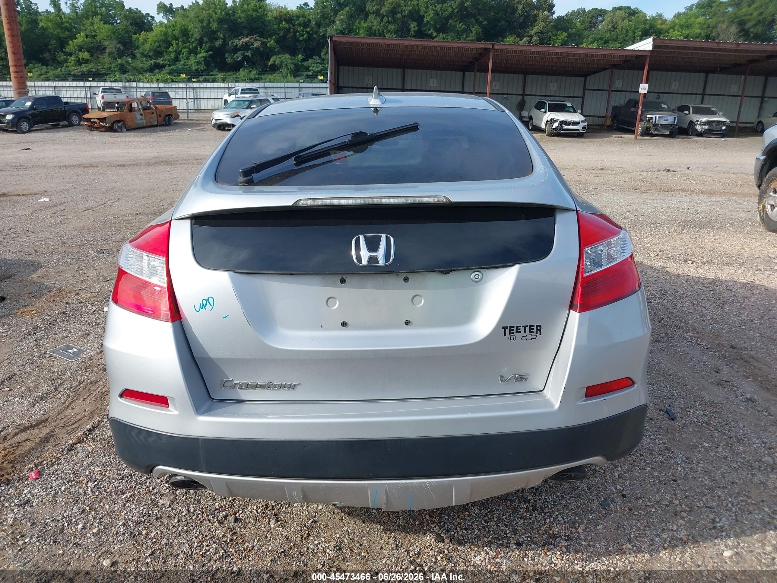 2013 Honda Crosstour Ex-l V6 Silver vin: 5J6TF1H50DL002461