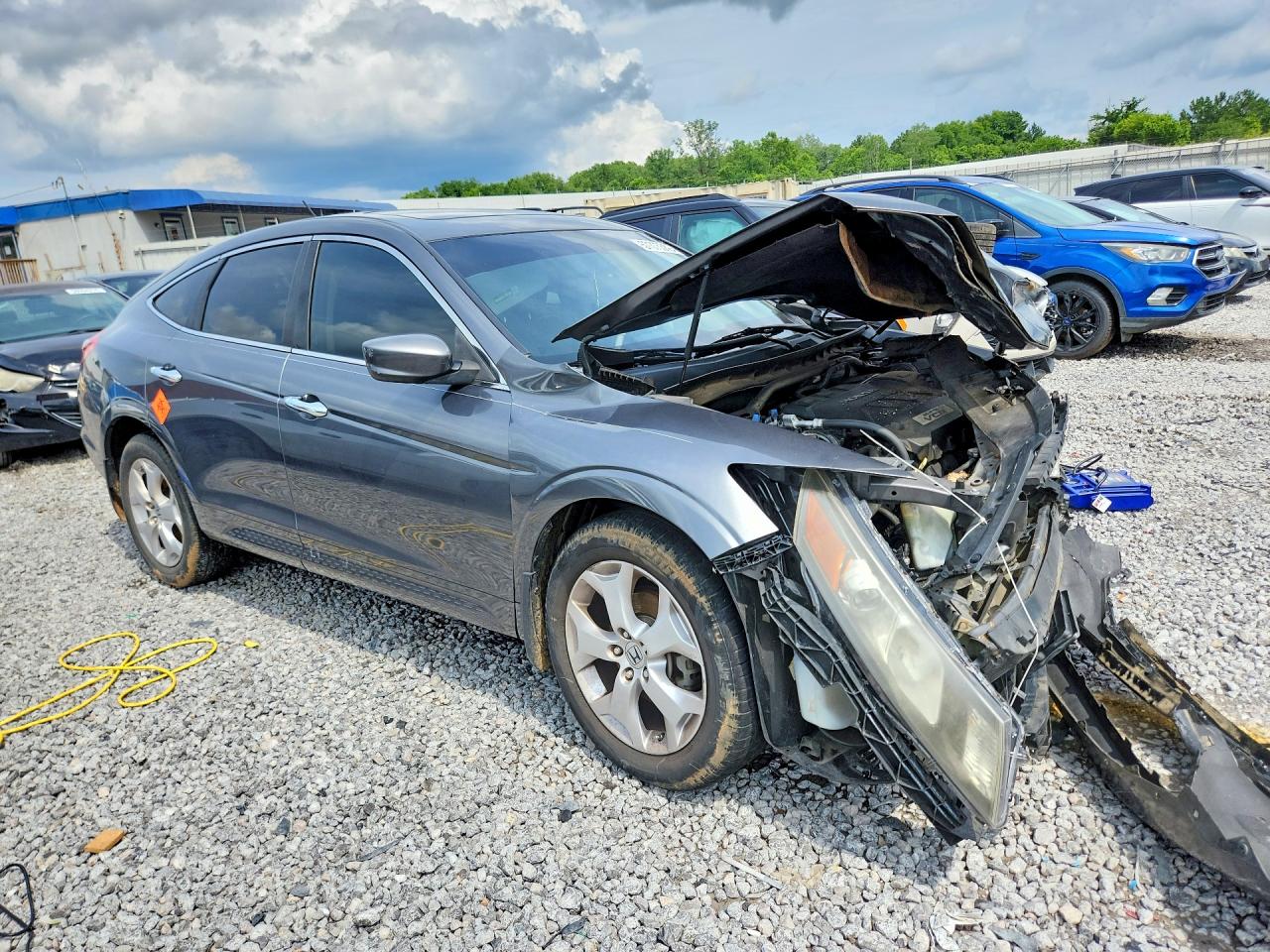 2010 Honda Accord Crosstour Exl Gray vin: 5J6TF1H51AL000228