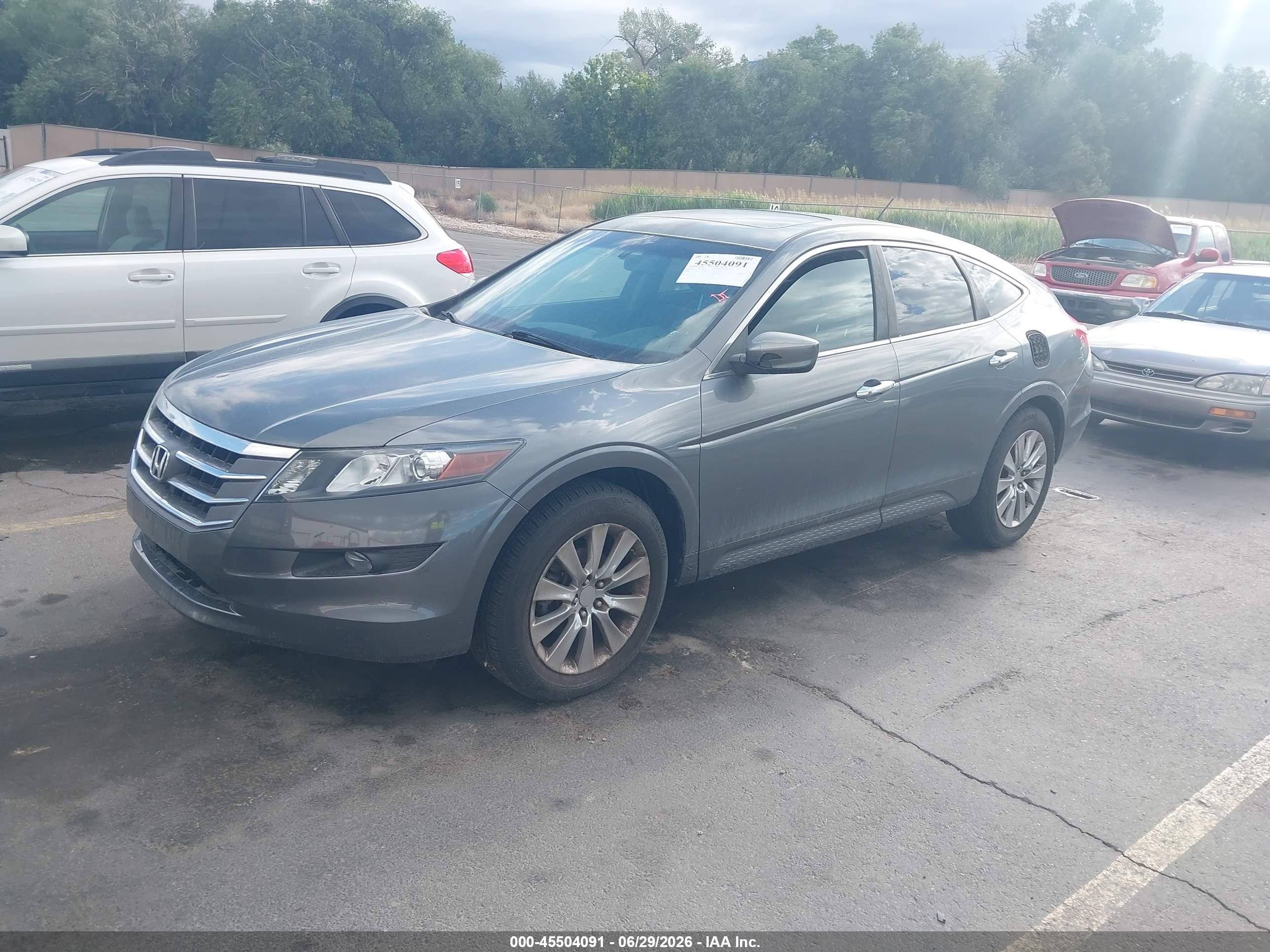 2010 Honda Accord Crosstour Ex-l Gray vin: 5J6TF1H51AL003758