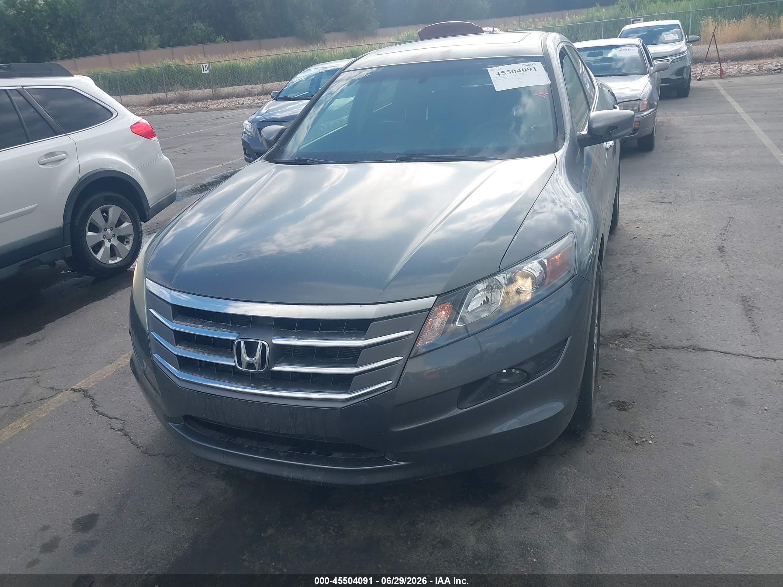 2010 Honda Accord Crosstour Ex-l Gray vin: 5J6TF1H51AL003758