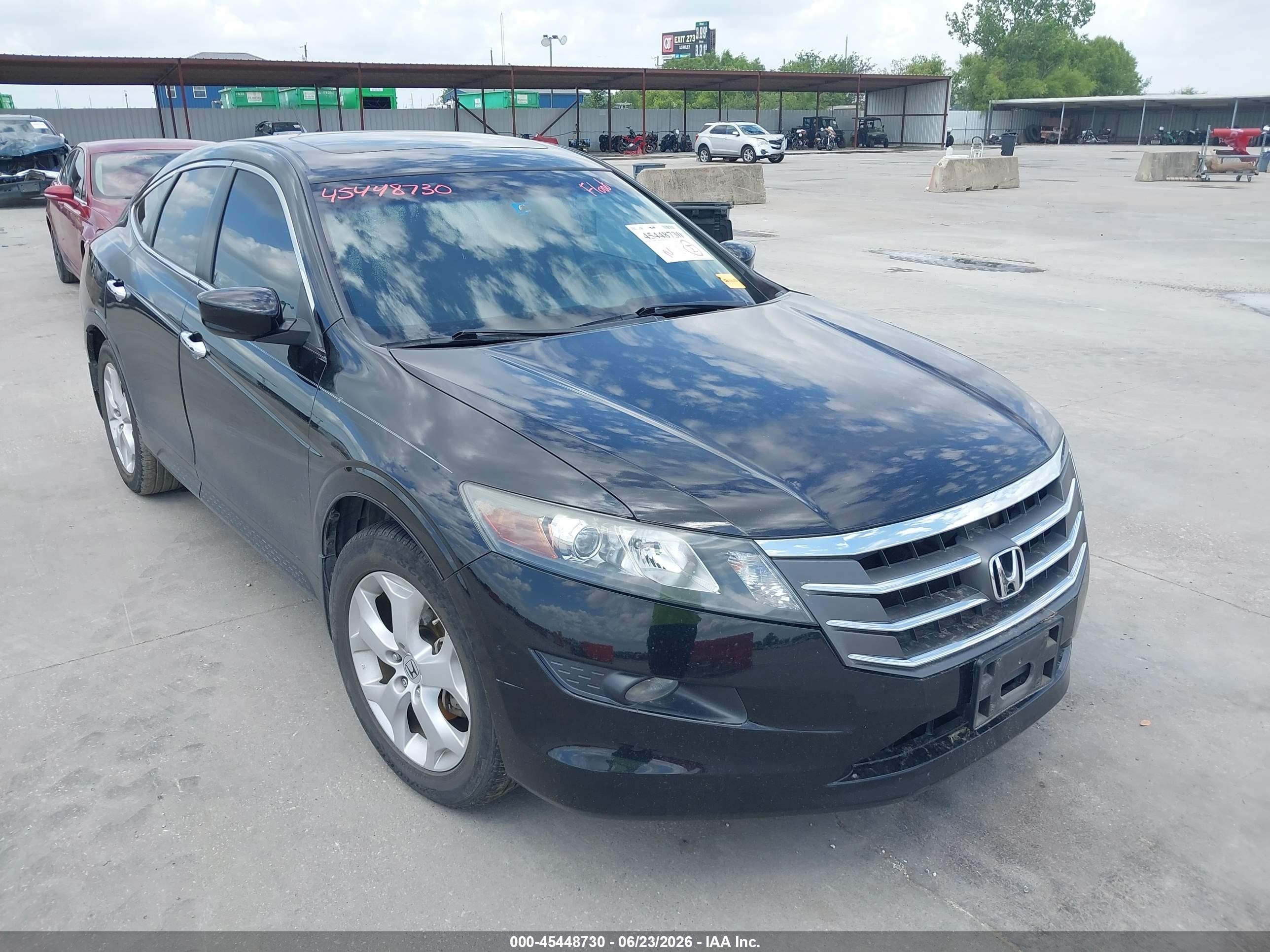 2010 Honda Accord Crosstour Ex-l Black vin: 5J6TF1H51AL014436