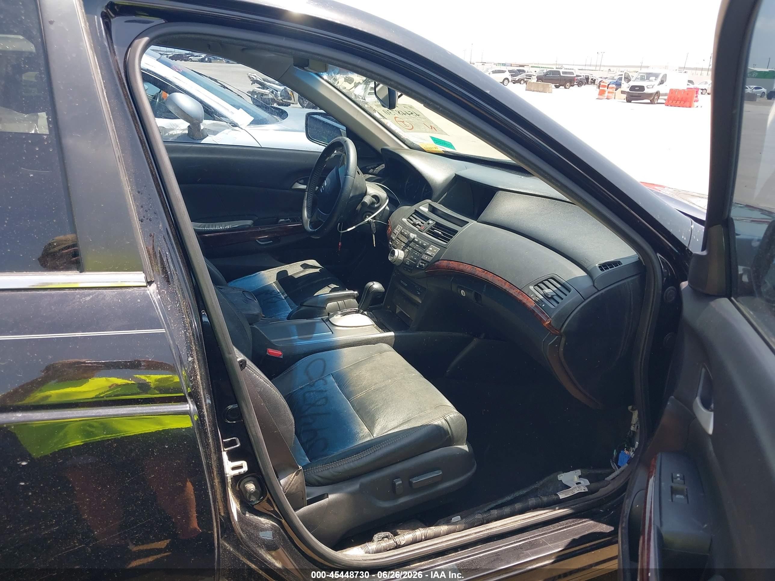2010 Honda Accord Crosstour Ex-l Black vin: 5J6TF1H51AL014436