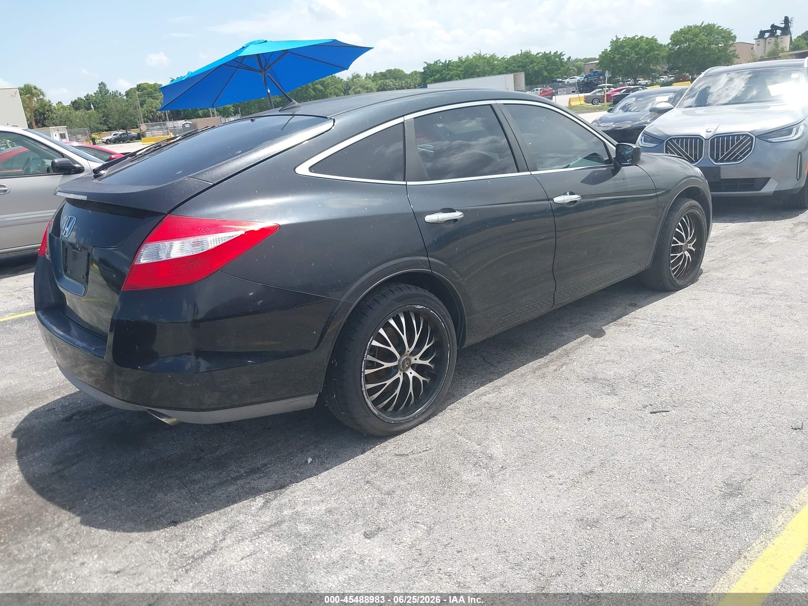 2011 Honda Accord Crosstour Ex-l Black vin: 5J6TF1H51BL001364