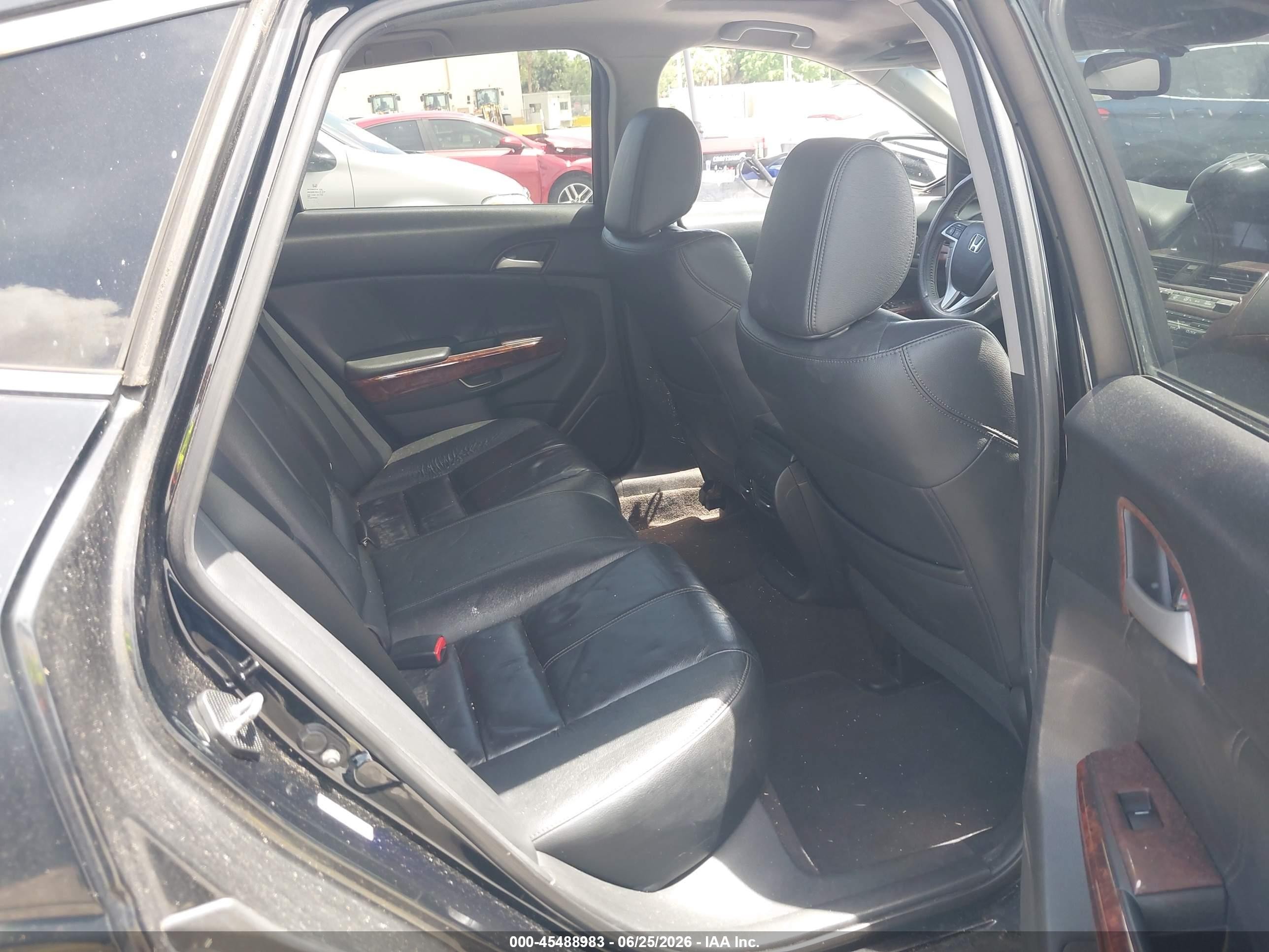 2011 Honda Accord Crosstour Ex-l Black vin: 5J6TF1H51BL001364