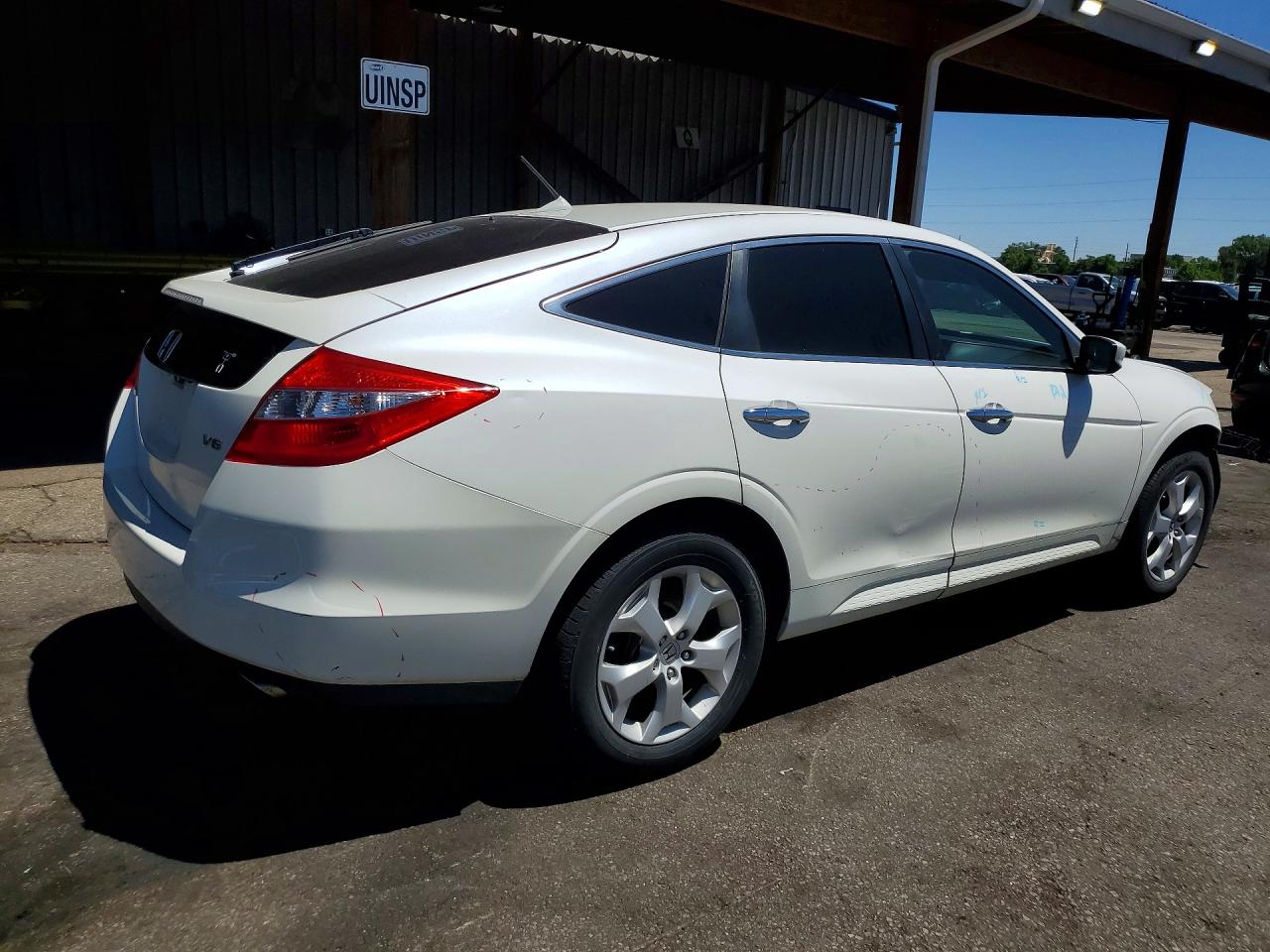 2012 Honda Crosstour Exl White vin: 5J6TF1H51CL005898