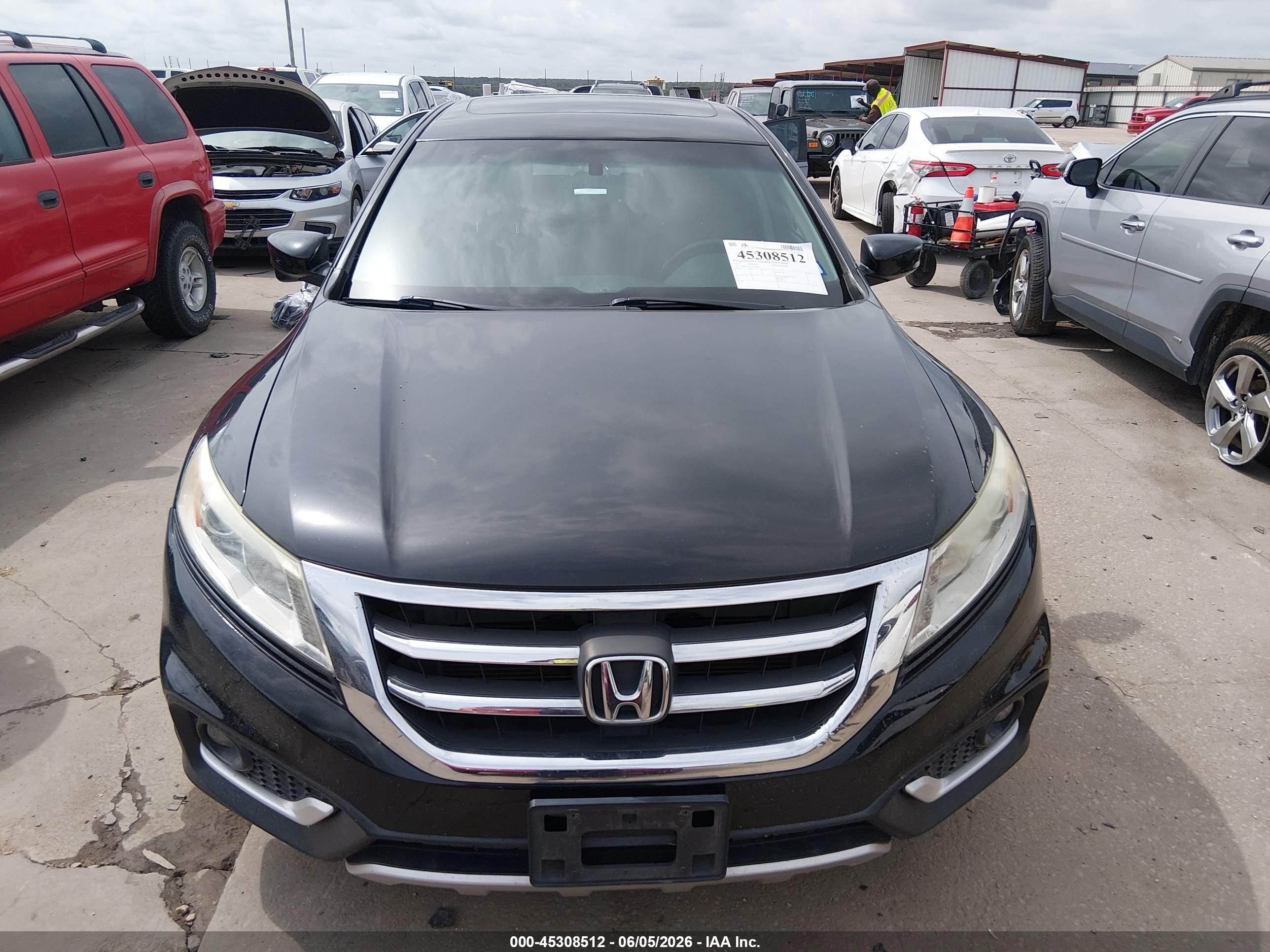 2013 Honda Crosstour Ex-l V6 Black vin: 5J6TF1H51DL003604