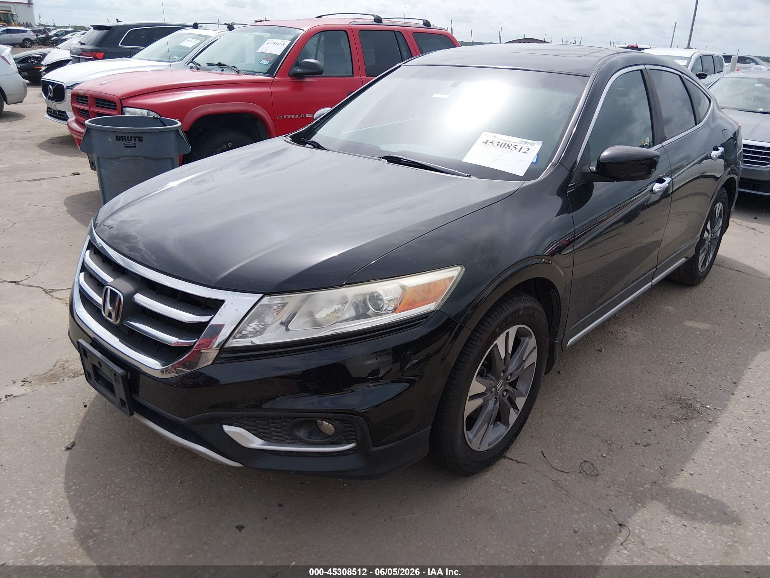 2013 Honda Crosstour Ex-l V6 Black vin: 5J6TF1H51DL003604