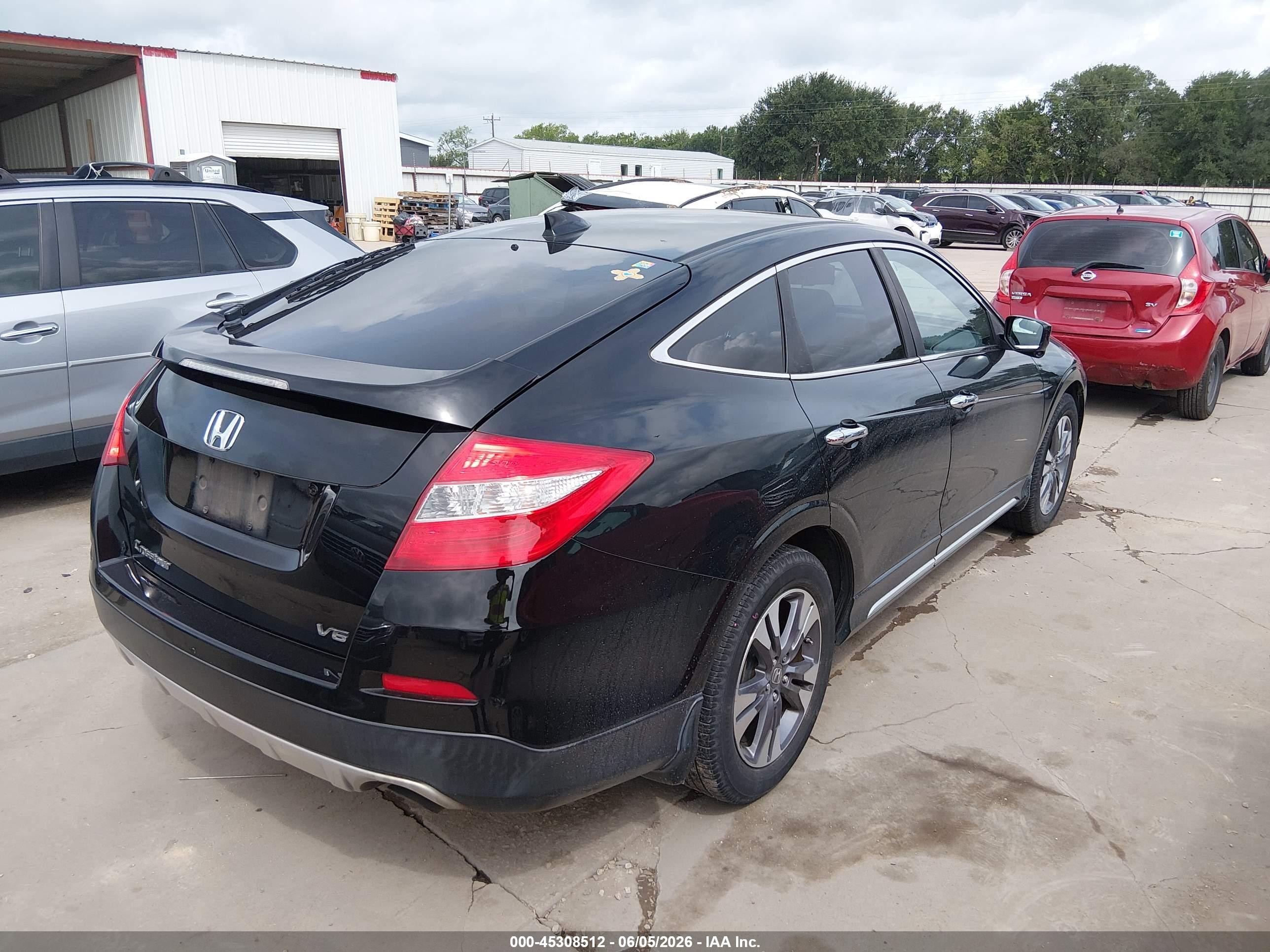 2013 Honda Crosstour Ex-l V6 Black vin: 5J6TF1H51DL003604