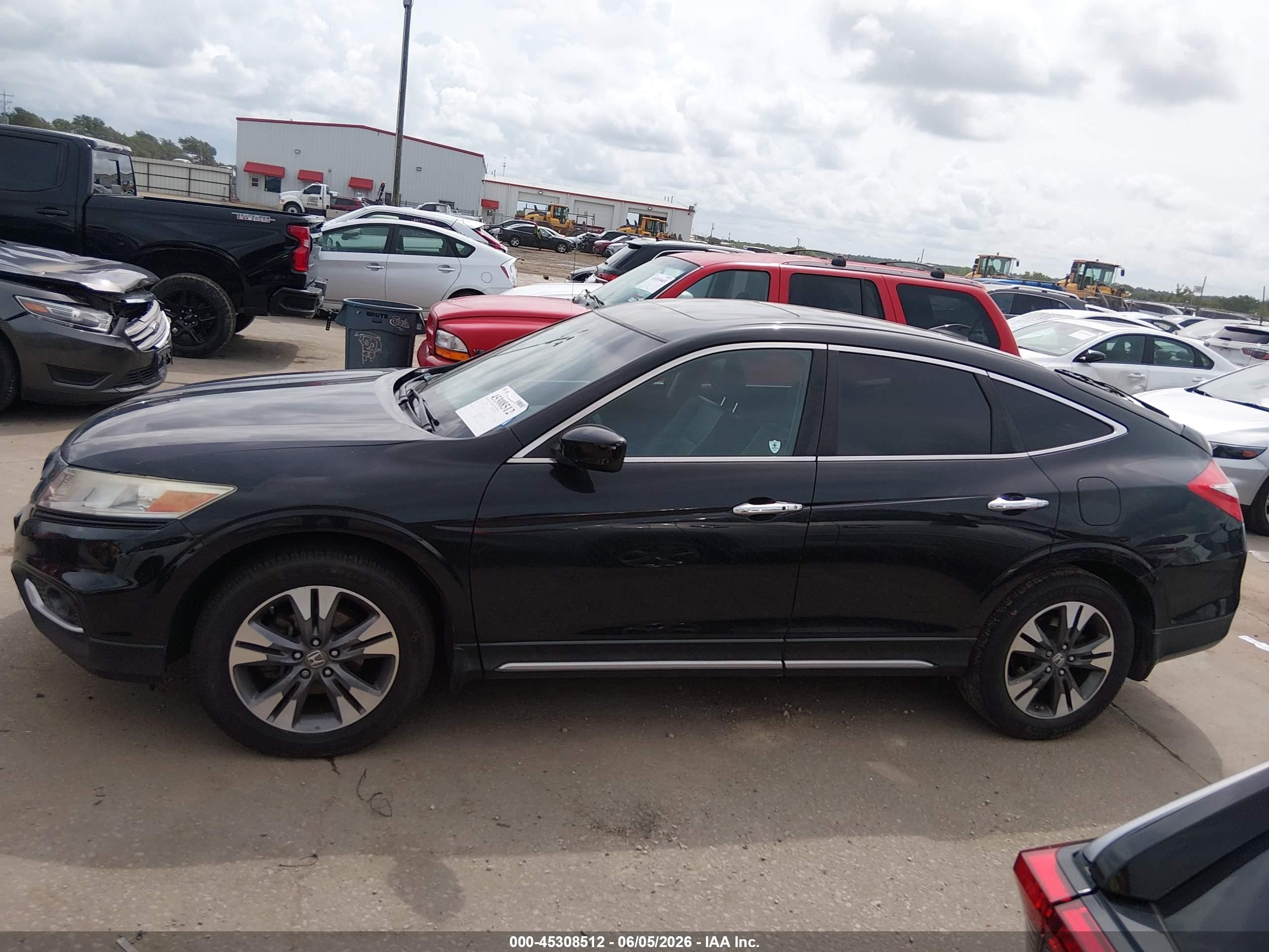 2013 Honda Crosstour Ex-l V6 Black vin: 5J6TF1H51DL003604