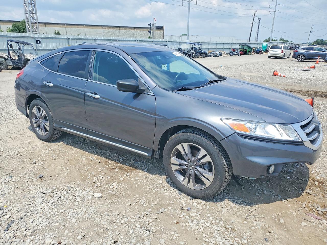2015 Honda Crosstour Exl Gray vin: 5J6TF1H51FL001130