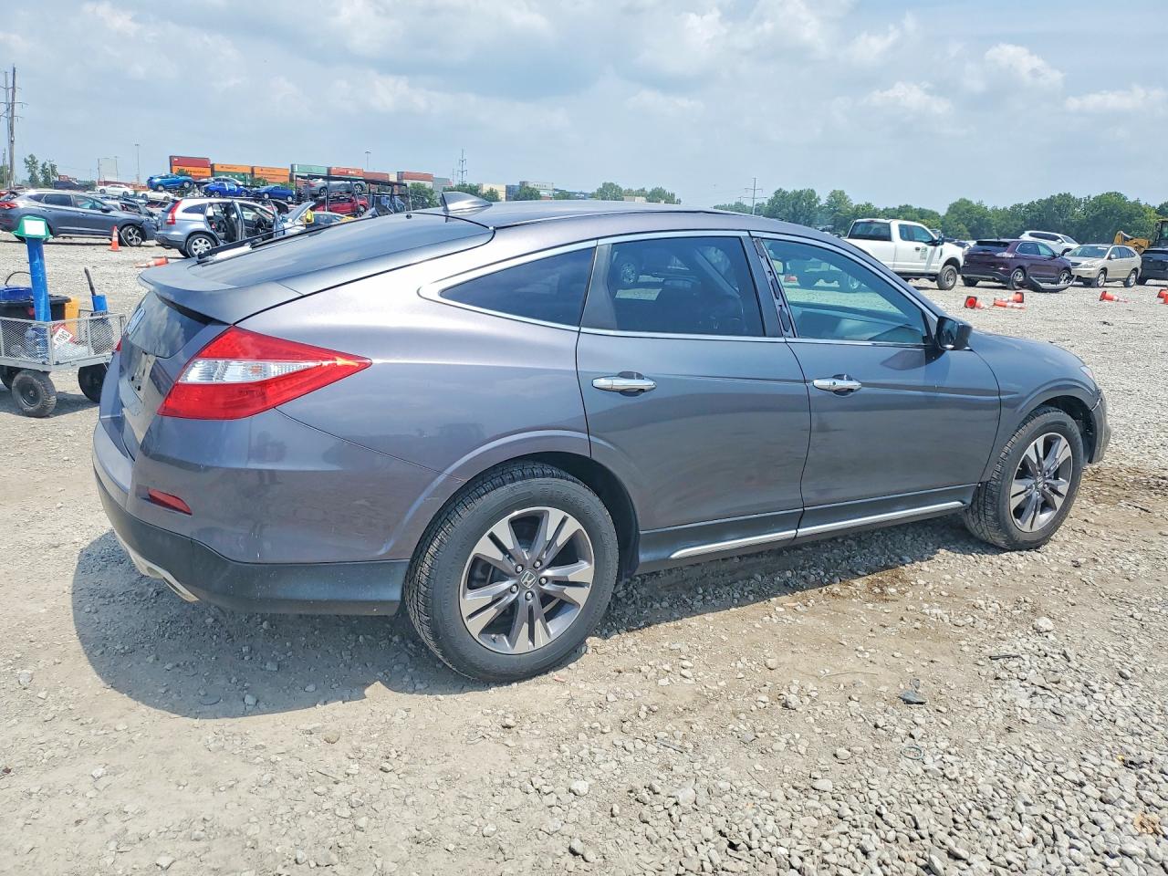 2015 Honda Crosstour Exl Gray vin: 5J6TF1H51FL001130
