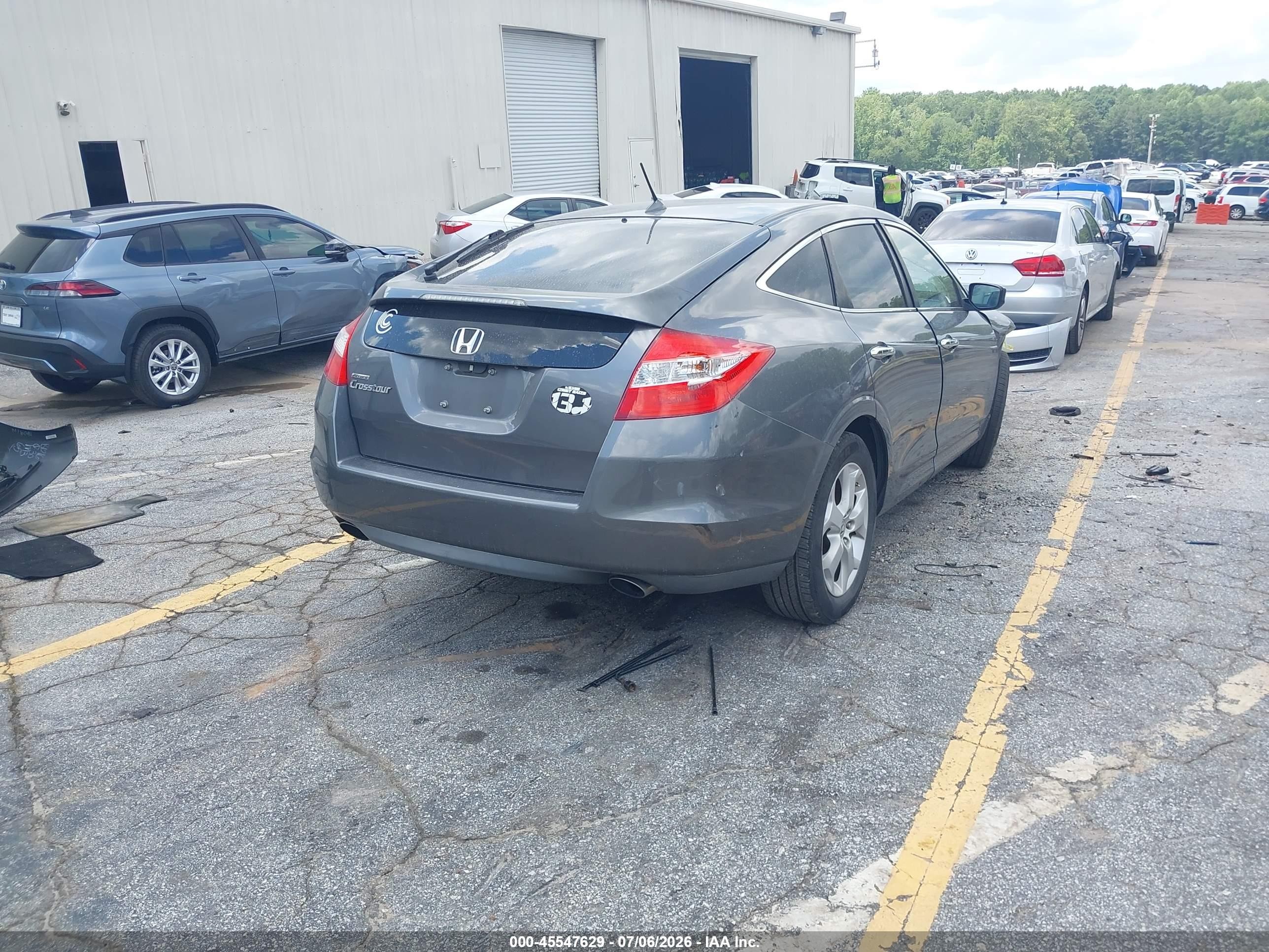 2011 Honda Accord Crosstour Ex-l Gray vin: 5J6TF1H52BL000532