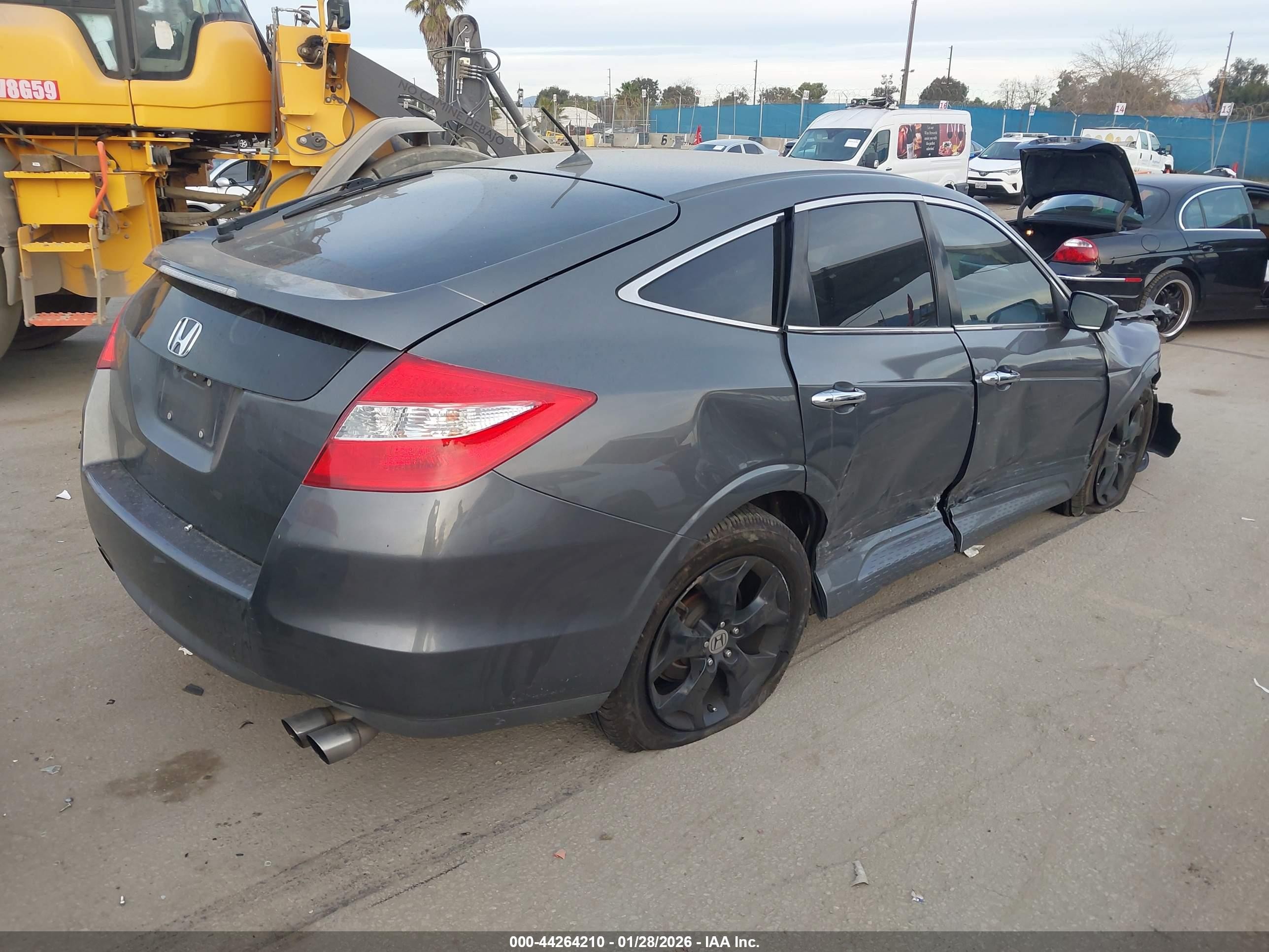 2011 Honda Accord Crosstour Ex-l Gray vin: 5J6TF1H52BL001762