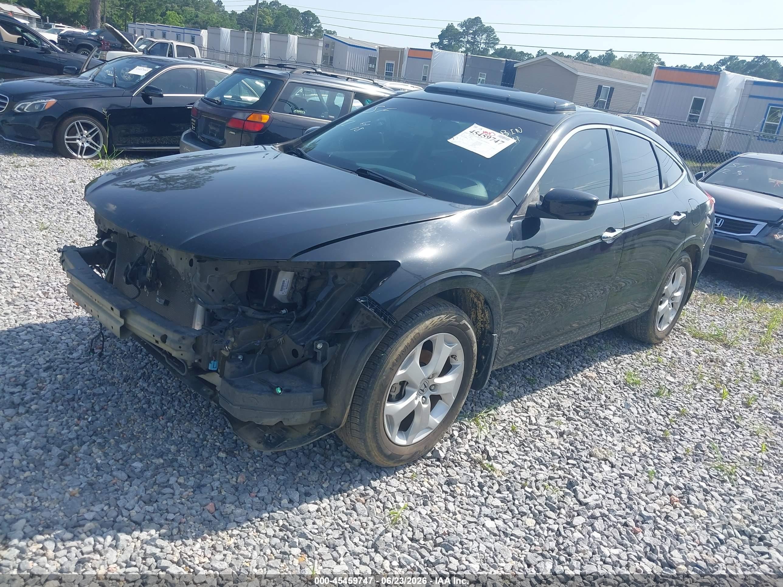 2011 Honda Accord Crosstour Ex-l Black vin: 5J6TF1H52BL003088