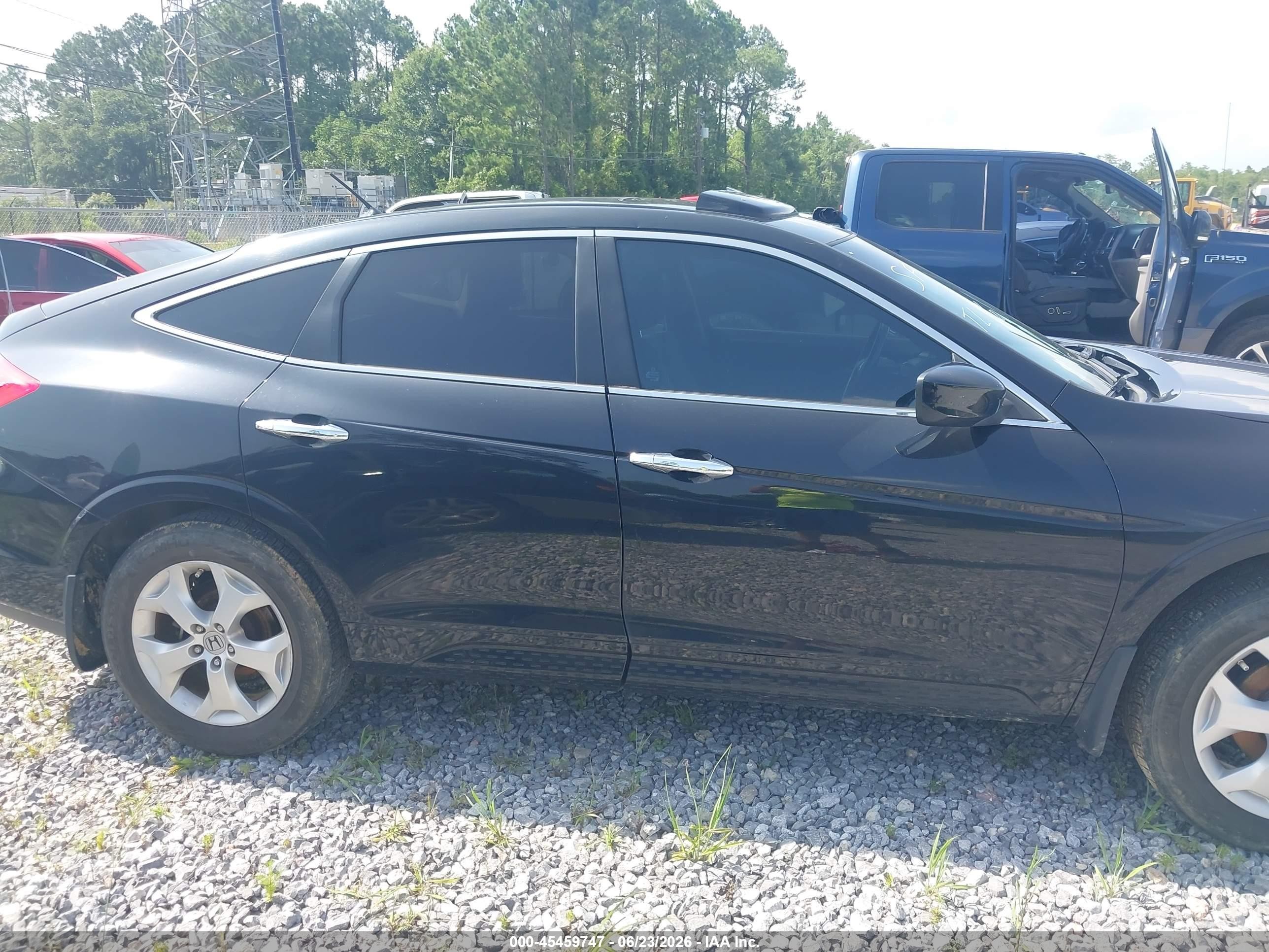 2011 Honda Accord Crosstour Ex-l Black vin: 5J6TF1H52BL003088