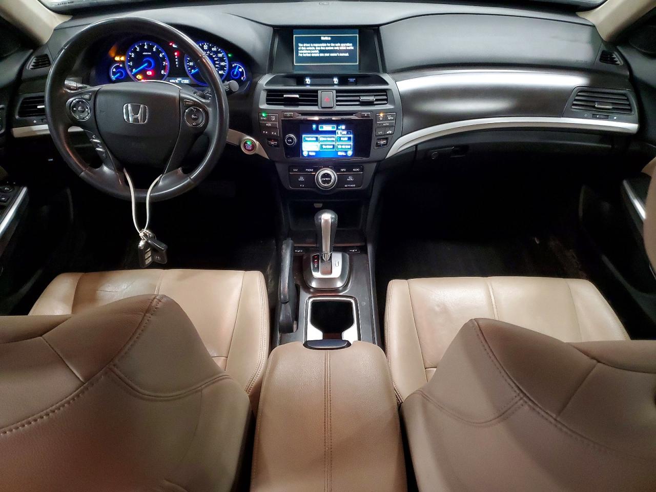 2013 Honda Crosstour Exl White vin: 5J6TF1H52DL001201