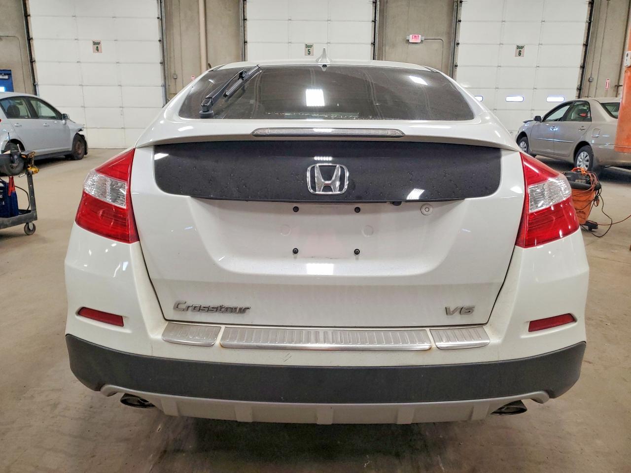 2013 Honda Crosstour Exl White vin: 5J6TF1H52DL001201