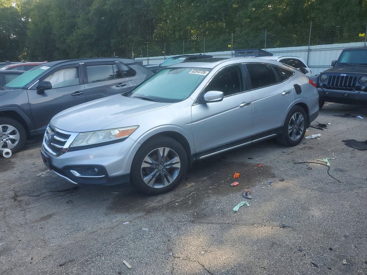 2013 Honda Crosstour Exl Silver vin: 5J6TF1H52DL002767
