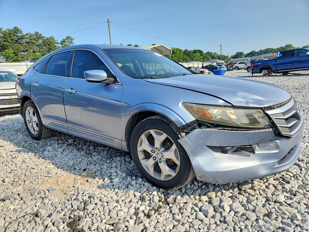 2010 Honda Accord Crosstour Exl Blue vin: 5J6TF1H53AL008394