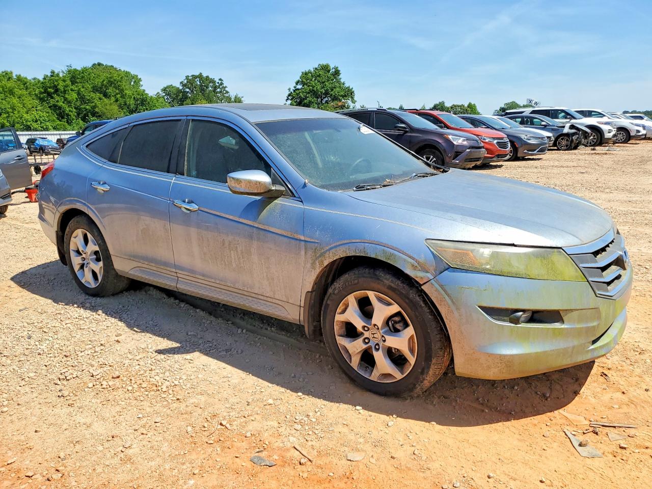 2010 Honda Accord Crosstour Exl Blue vin: 5J6TF1H53AL008413