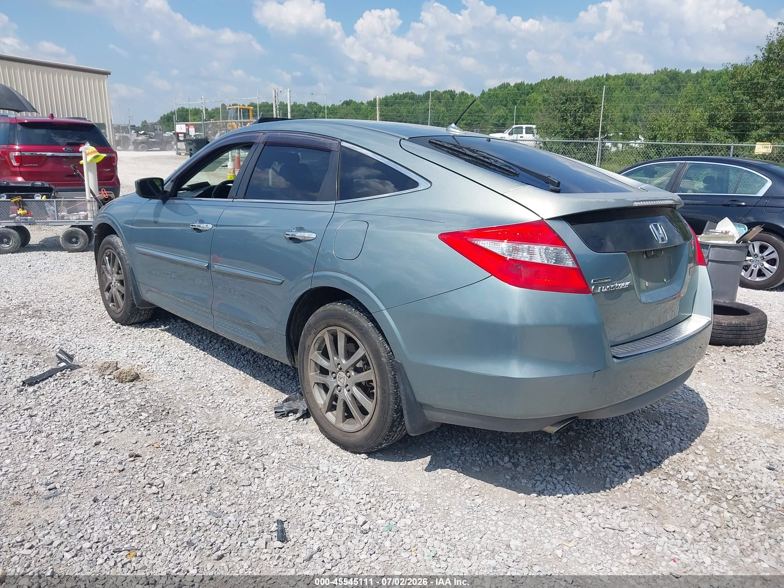 2010 Honda Accord Crosstour Ex-l Blue vin: 5J6TF1H53AL010520