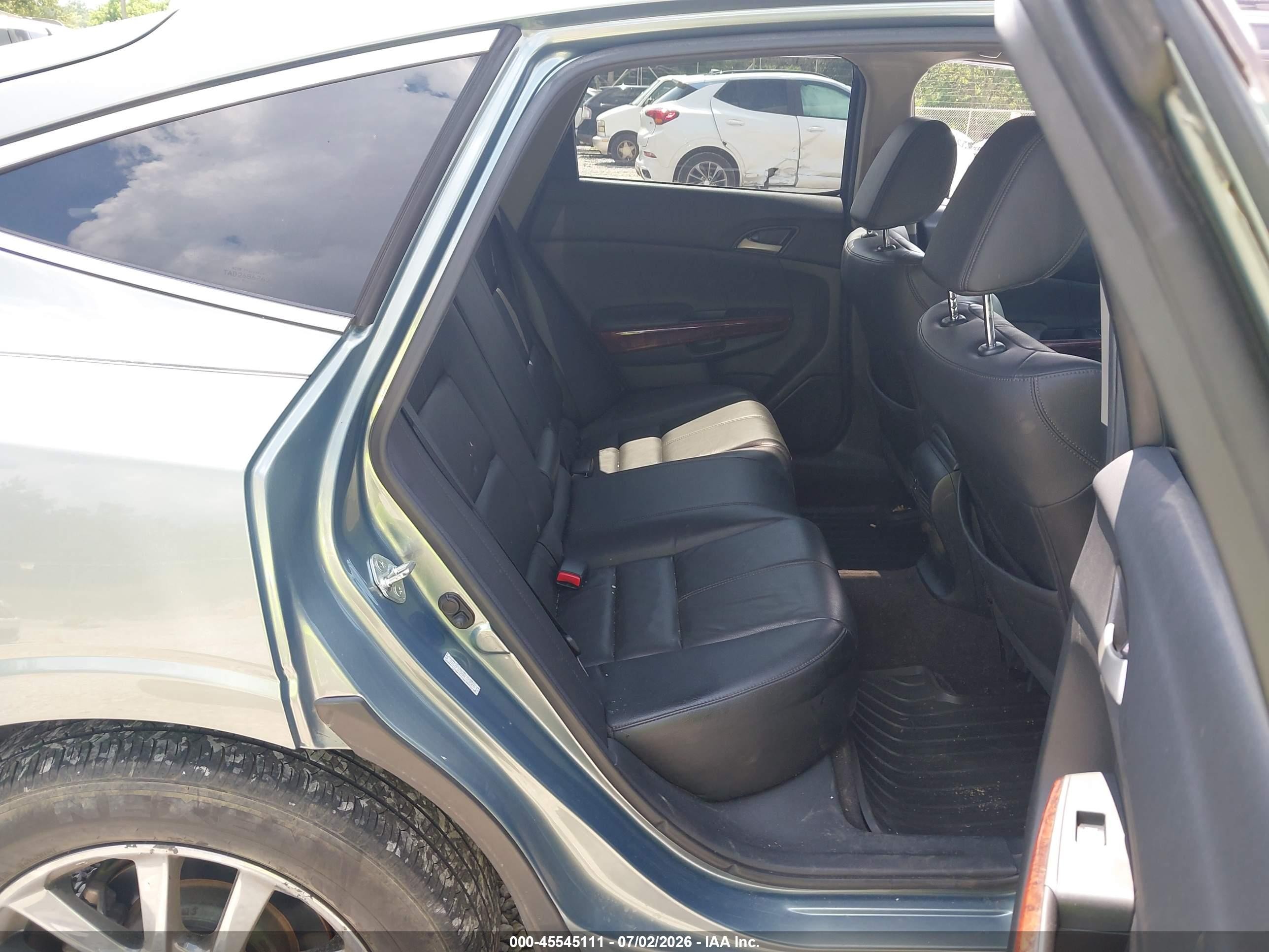 2010 Honda Accord Crosstour Ex-l Blue vin: 5J6TF1H53AL010520