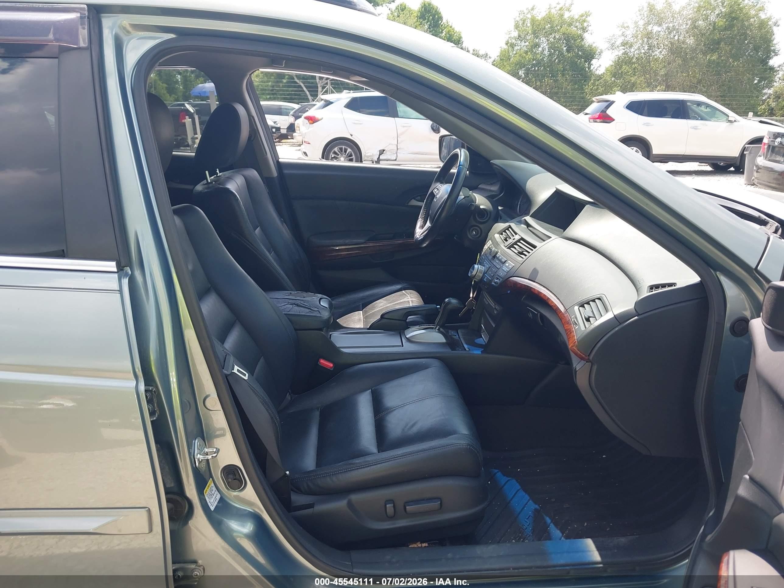 2010 Honda Accord Crosstour Ex-l Blue vin: 5J6TF1H53AL010520