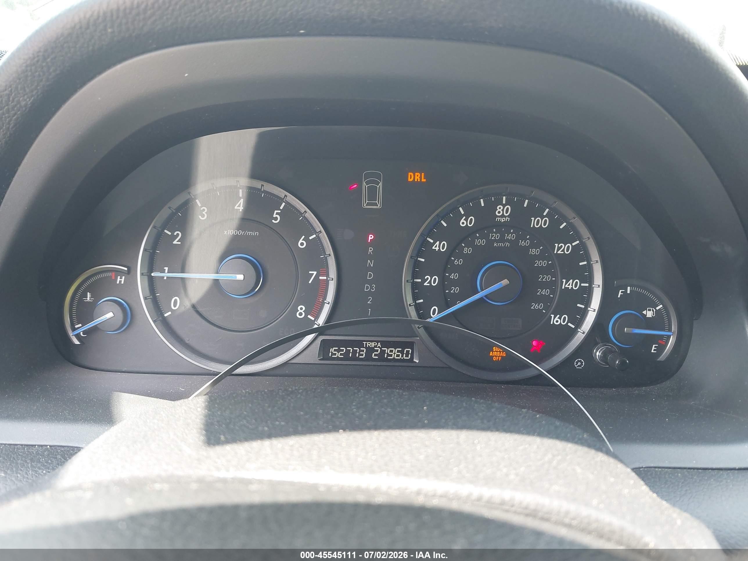 2010 Honda Accord Crosstour Ex-l Blue vin: 5J6TF1H53AL010520