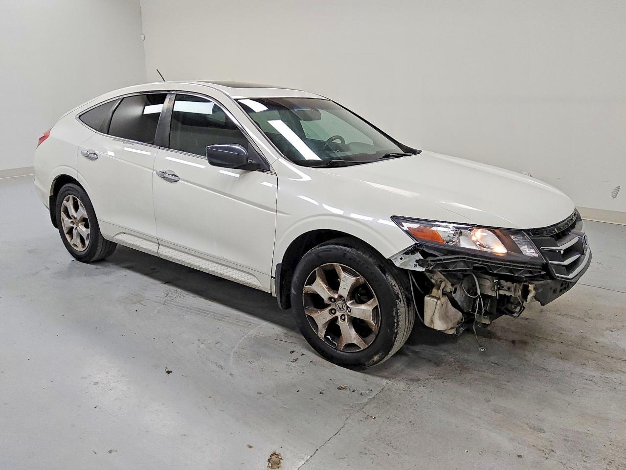 2011 Honda Accord Crosstour Exl White vin: 5J6TF1H53BL003665