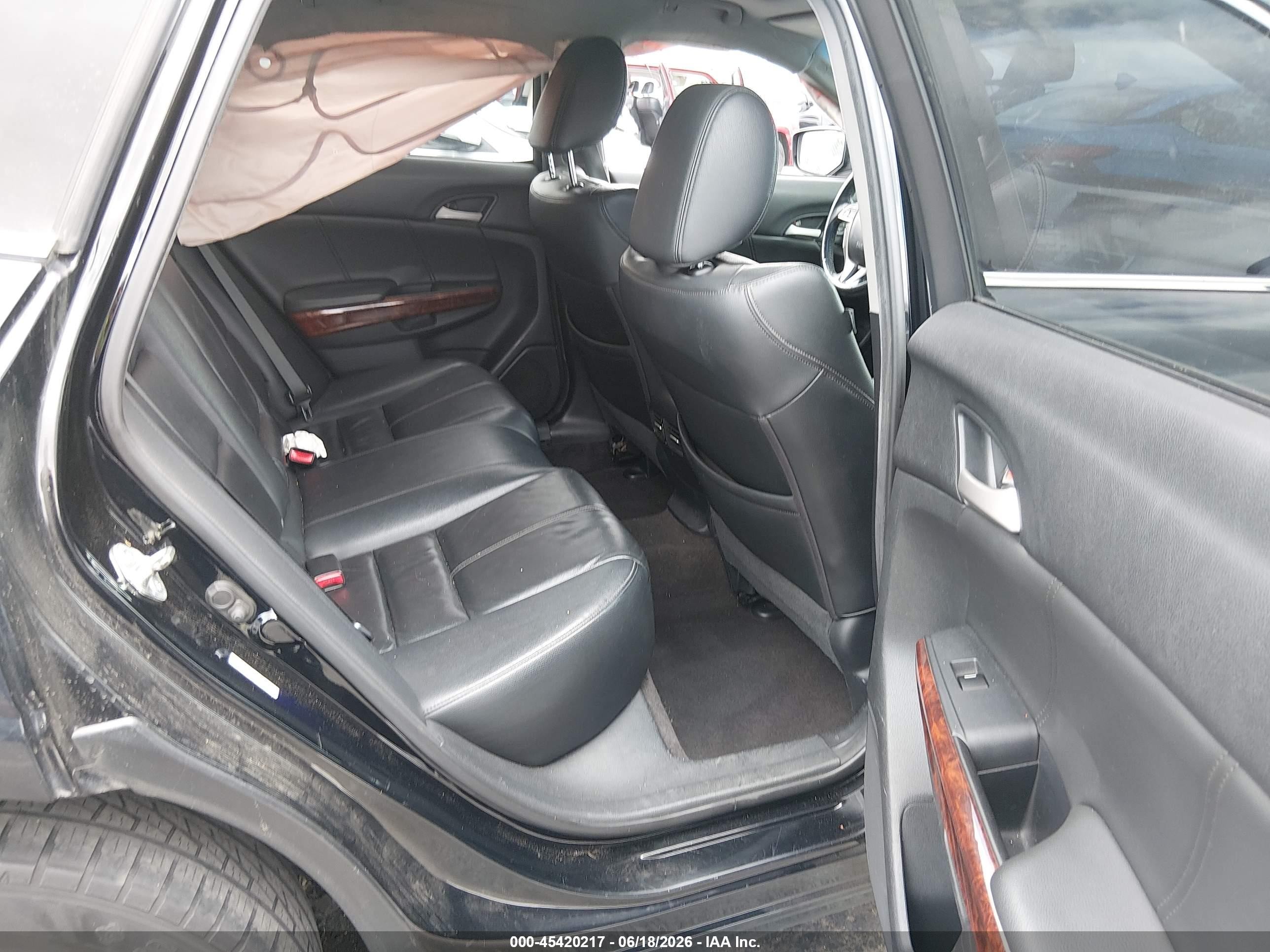 2012 Honda Crosstour Ex-l Black vin: 5J6TF1H53CL002128