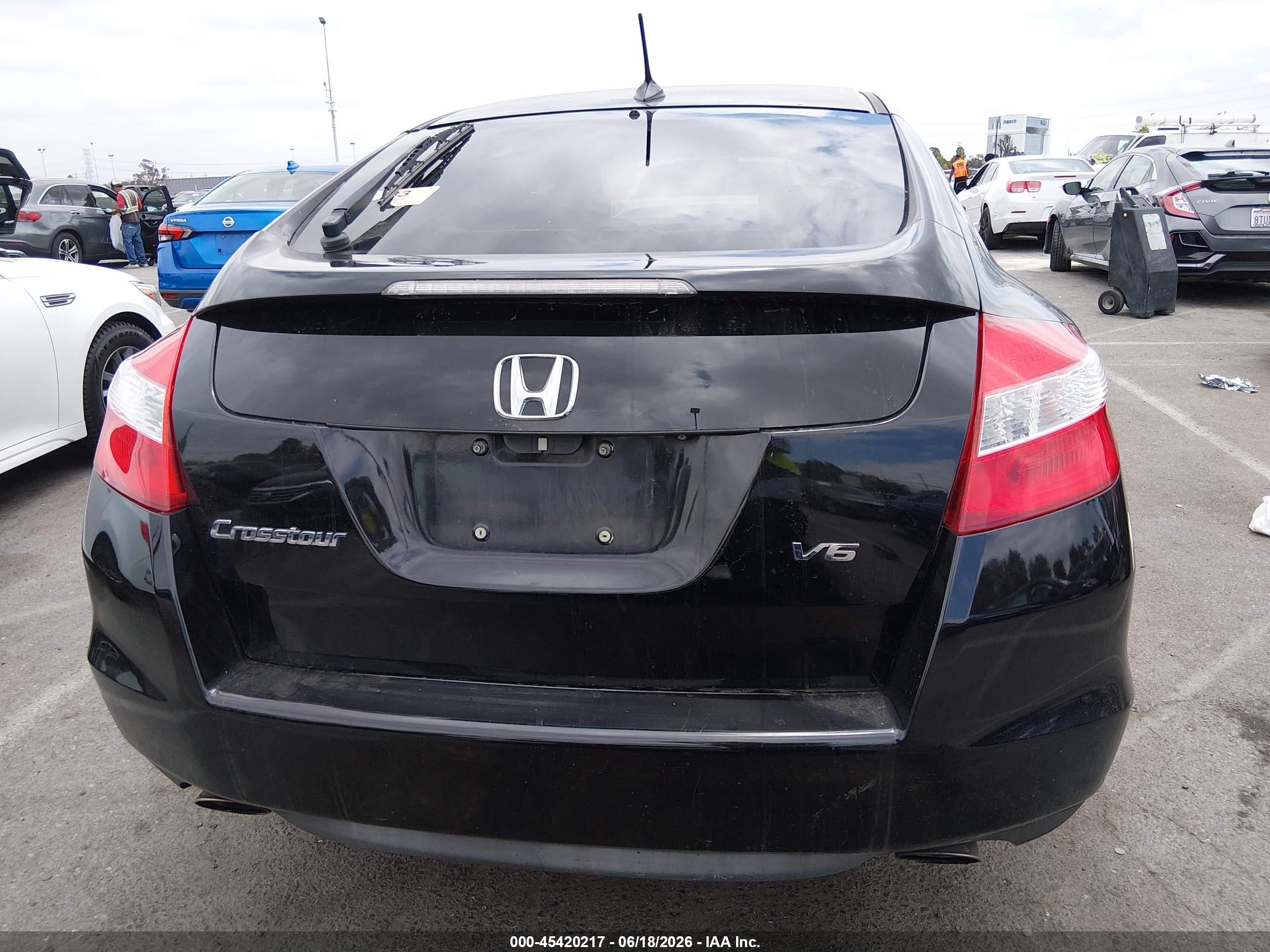 2012 Honda Crosstour Ex-l Black vin: 5J6TF1H53CL002128