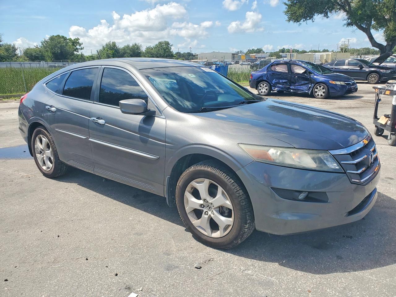2012 Honda Crosstour Exl Gray vin: 5J6TF1H53CL004204