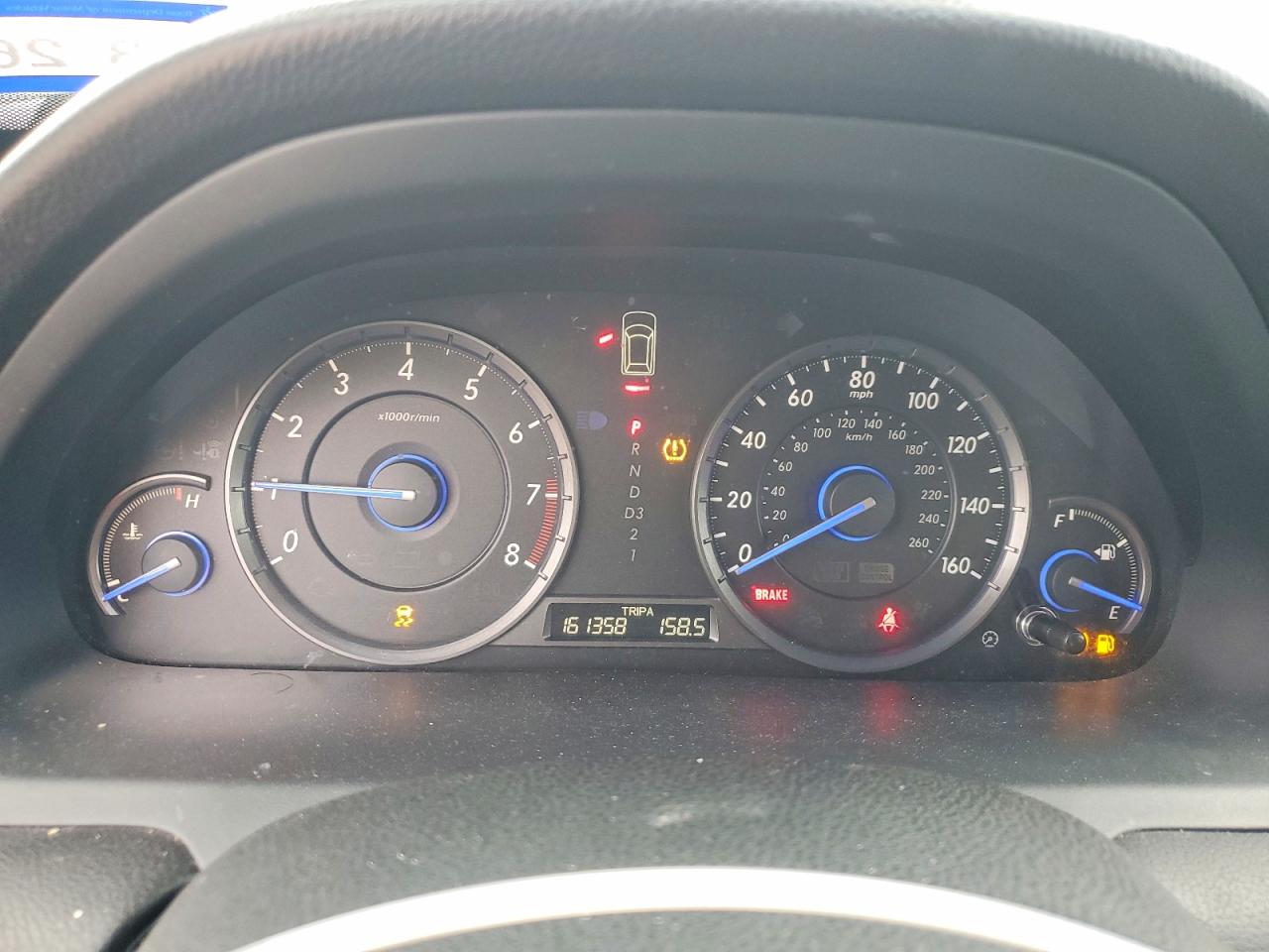 2012 Honda Crosstour Exl Черный vin: 5J6TF1H53CL005143