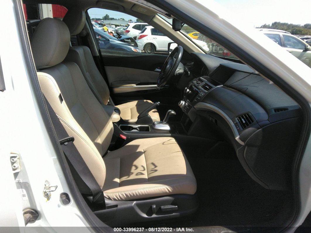 2015 Honda Crosstour Ex-l White vin: 5J6TF1H53FL000027