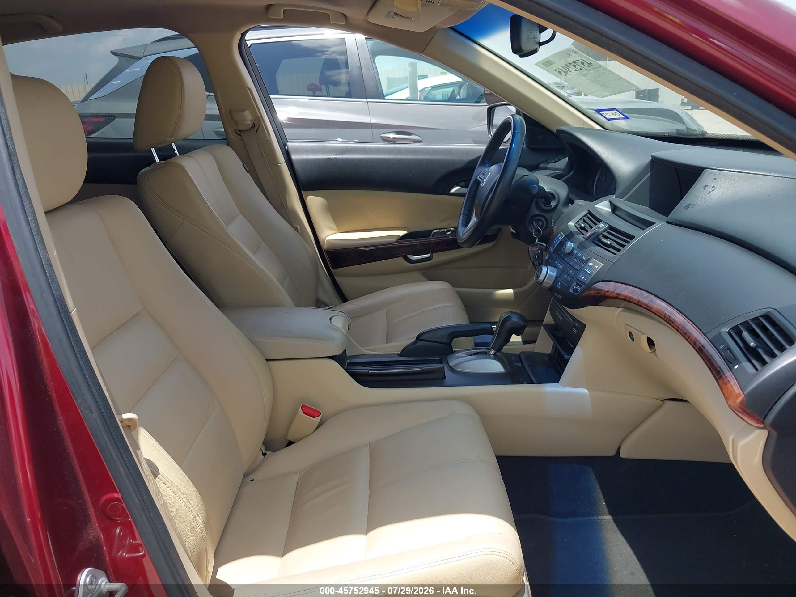 2010 Honda Accord Crosstour Ex-l Темно-бордовый vin: 5J6TF1H54AL002295