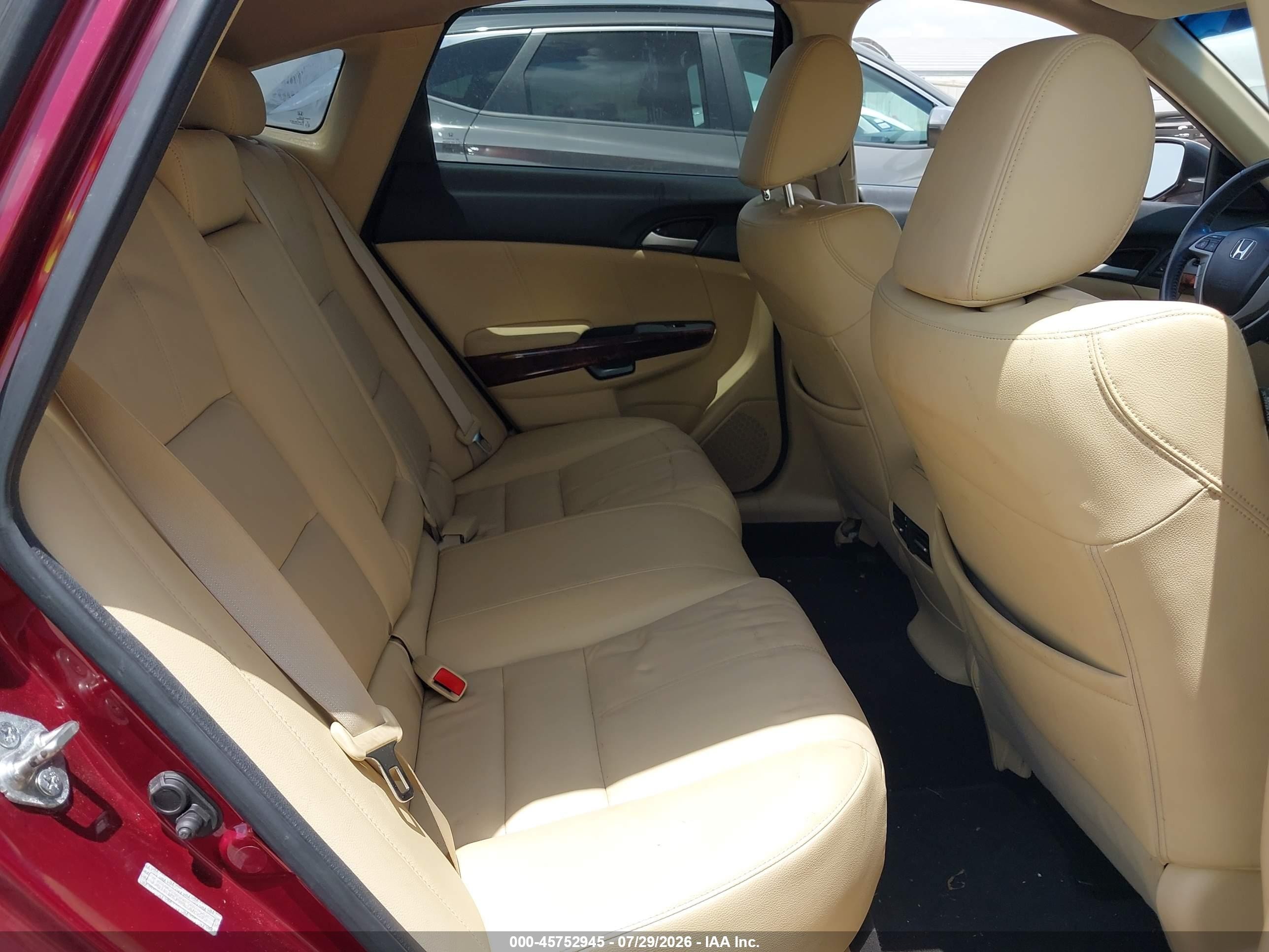 2010 Honda Accord Crosstour Ex-l Темно-бордовый vin: 5J6TF1H54AL002295