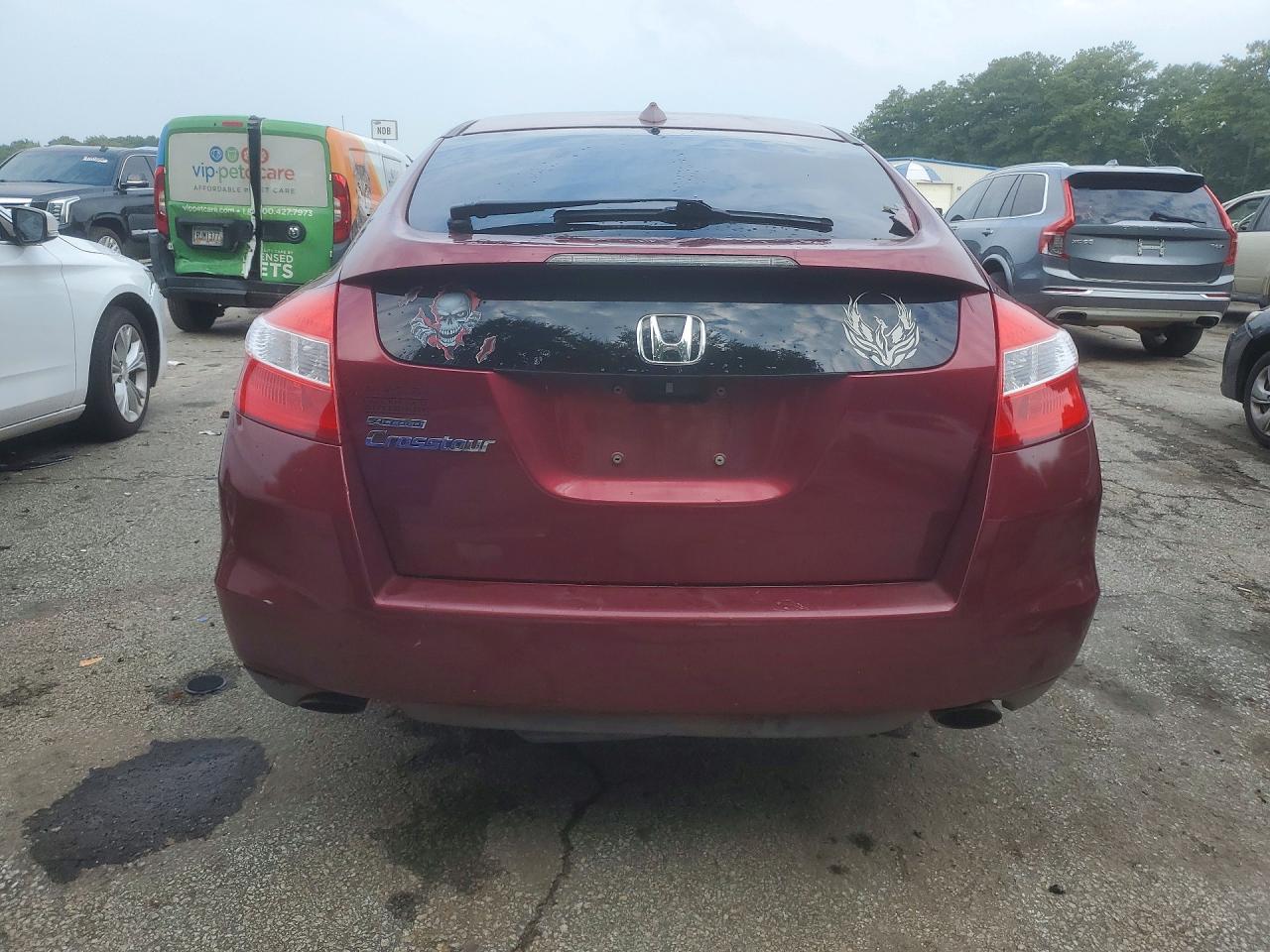 2010 Honda Accord Crosstour Exl Бордовый vin: 5J6TF1H54AL002541