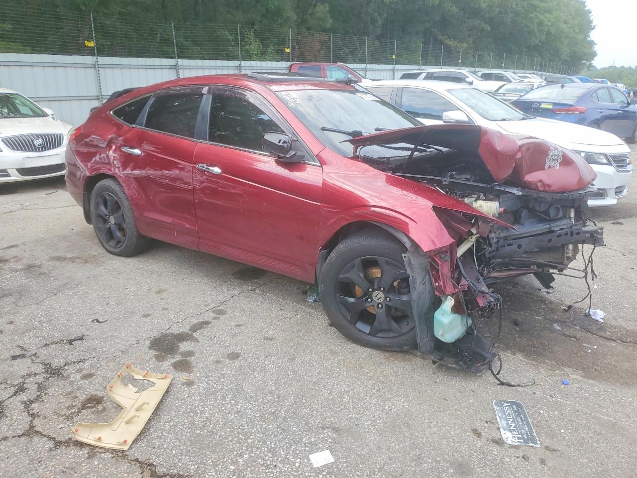 2010 Honda Accord Crosstour Exl Бордовый vin: 5J6TF1H54AL002541