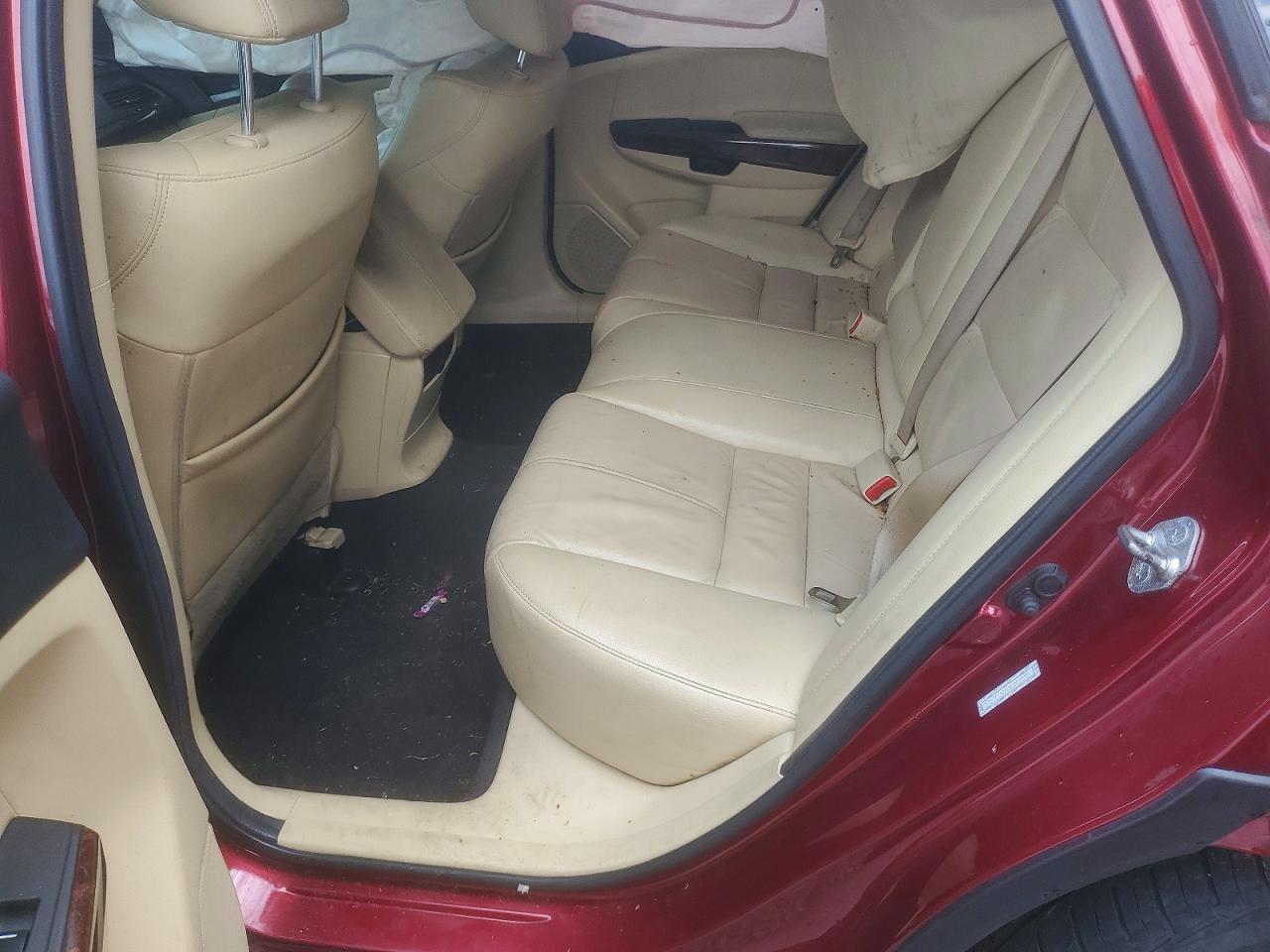2010 Honda Accord Crosstour Exl Бордовый vin: 5J6TF1H54AL002541