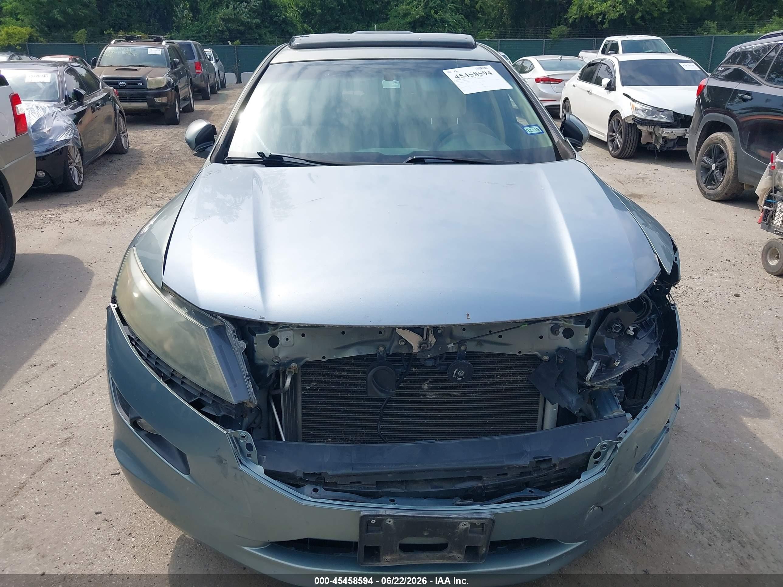 2010 Honda Accord Crosstour Ex-l Gray vin: 5J6TF1H54AL005052