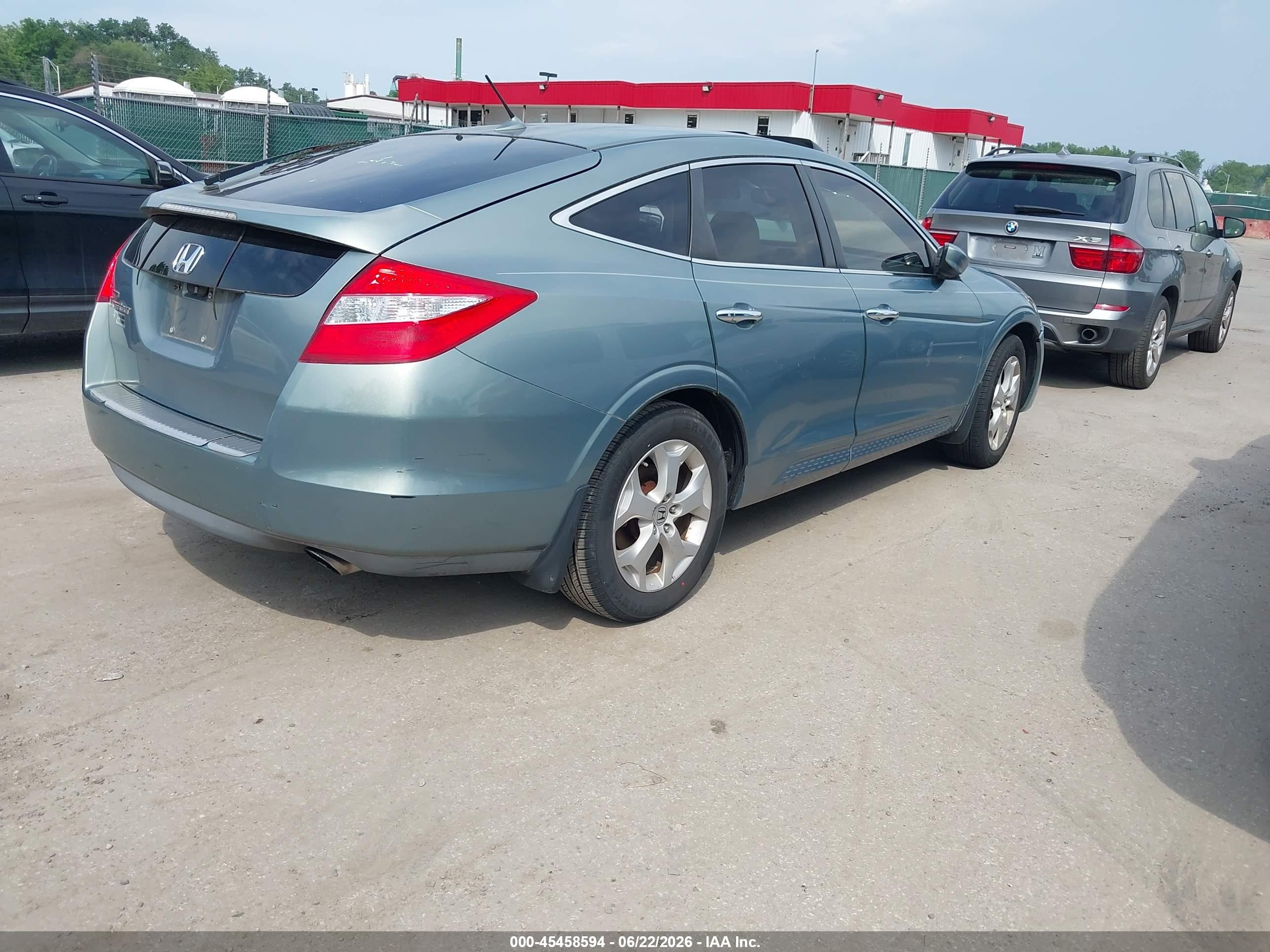 2010 Honda Accord Crosstour Ex-l Gray vin: 5J6TF1H54AL005052