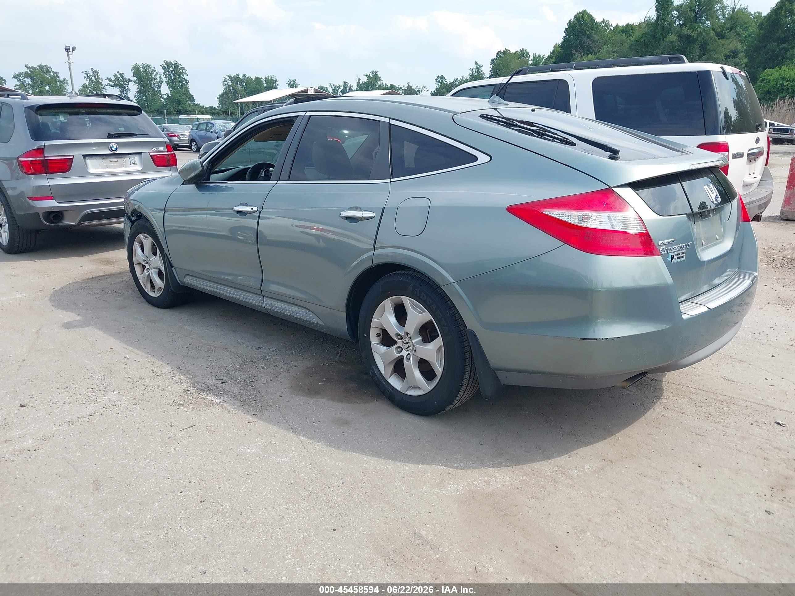 2010 Honda Accord Crosstour Ex-l Gray vin: 5J6TF1H54AL005052