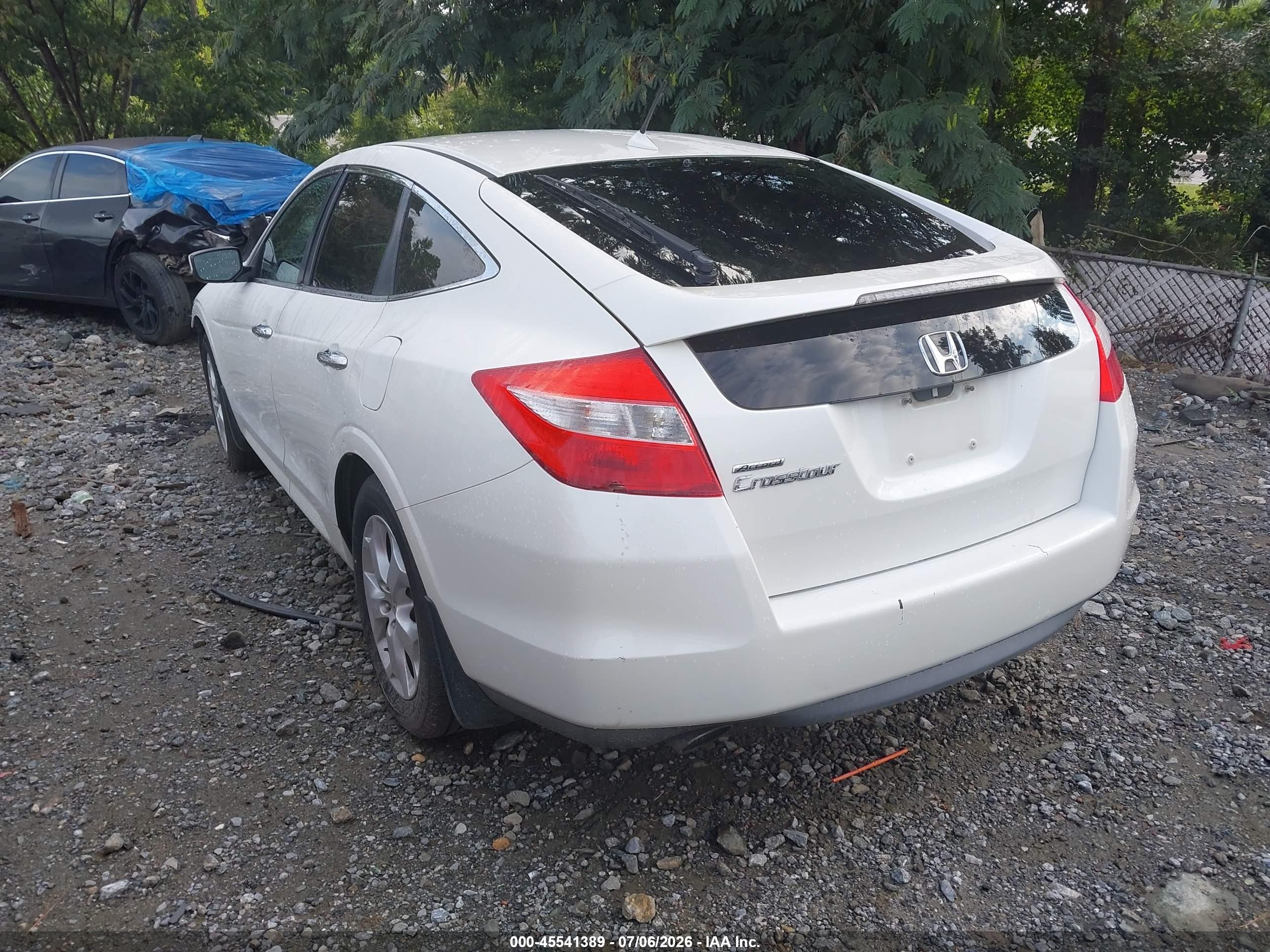 2010 Honda Accord Crosstour Ex-l White vin: 5J6TF1H54AL014866