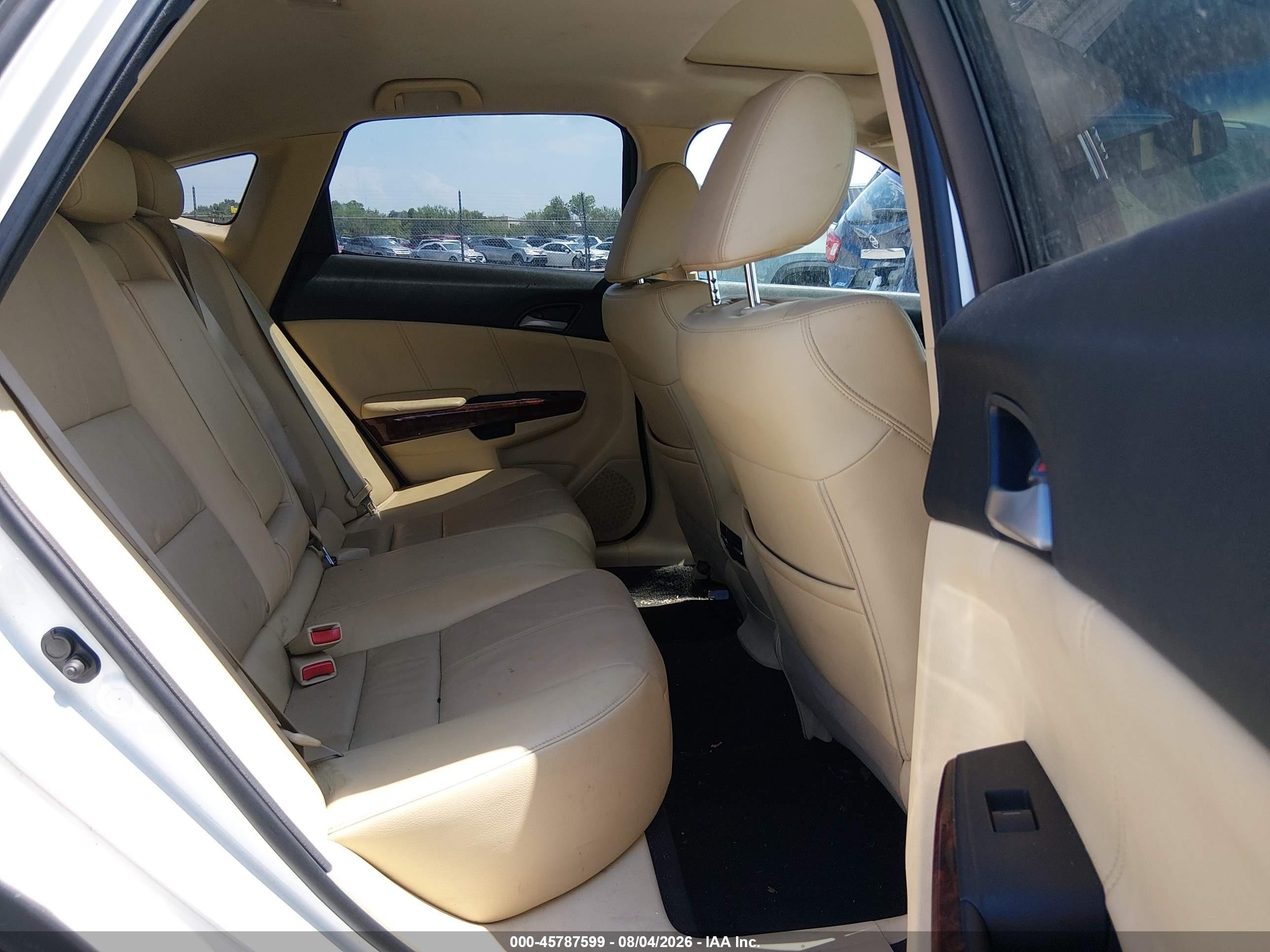 2012 Honda Crosstour Ex-l White vin: 5J6TF1H54CL002414