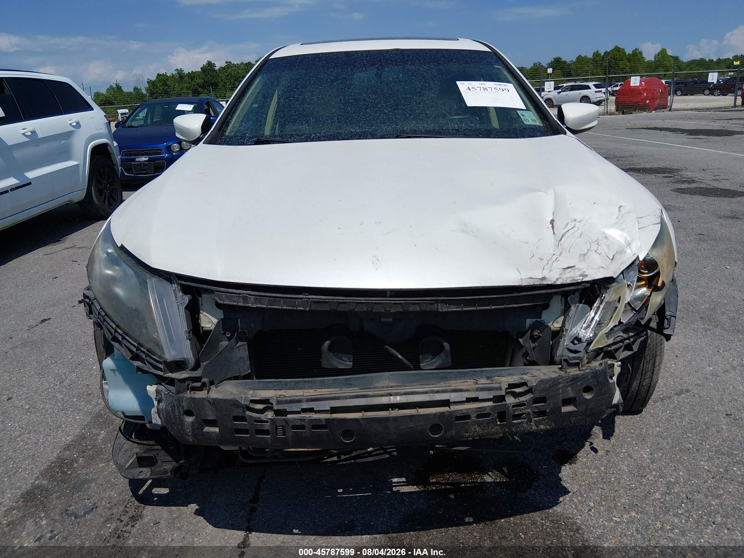 2012 Honda Crosstour Ex-l White vin: 5J6TF1H54CL002414