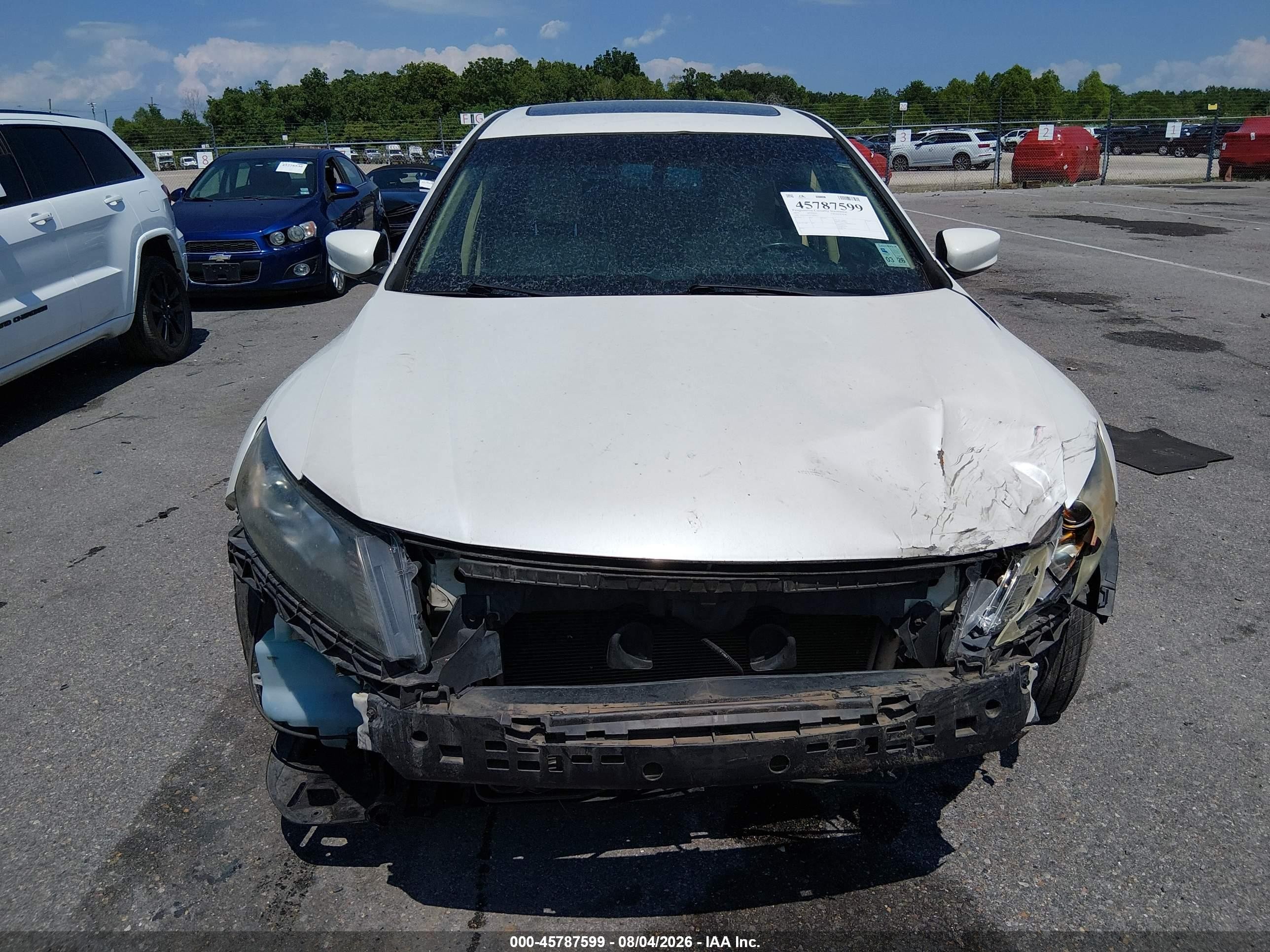 2012 Honda Crosstour Ex-l White vin: 5J6TF1H54CL002414
