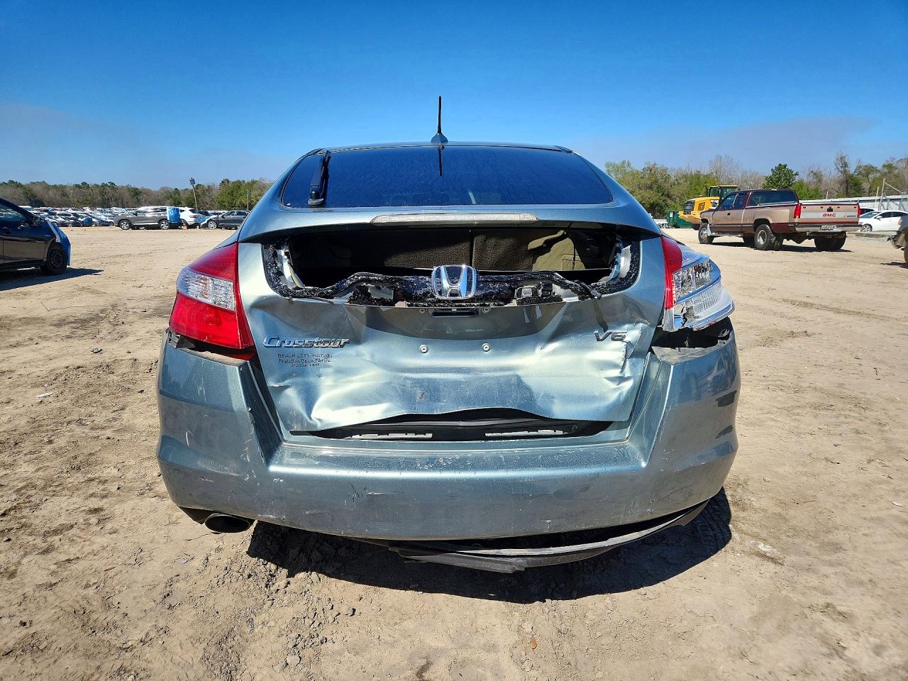 2012 Honda Crosstour Exl Turquoise vin: 5J6TF1H54CL006009
