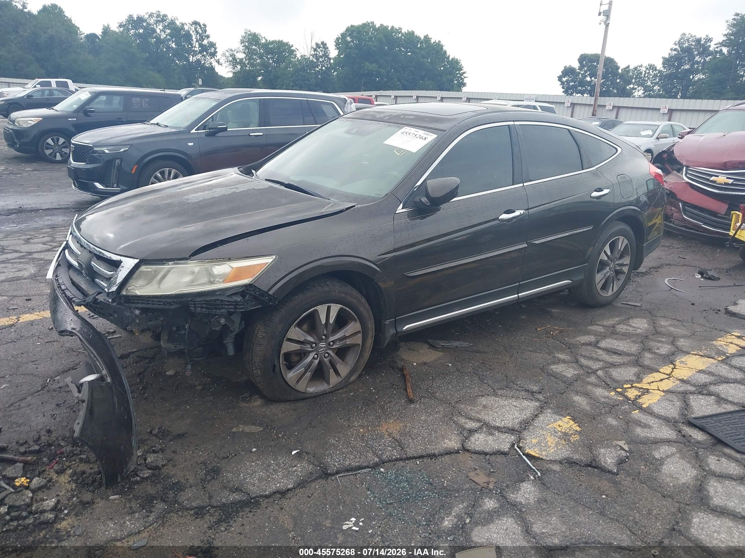 2013 Honda Crosstour Ex-l V6 Коричневый vin: 5J6TF1H54DL000700